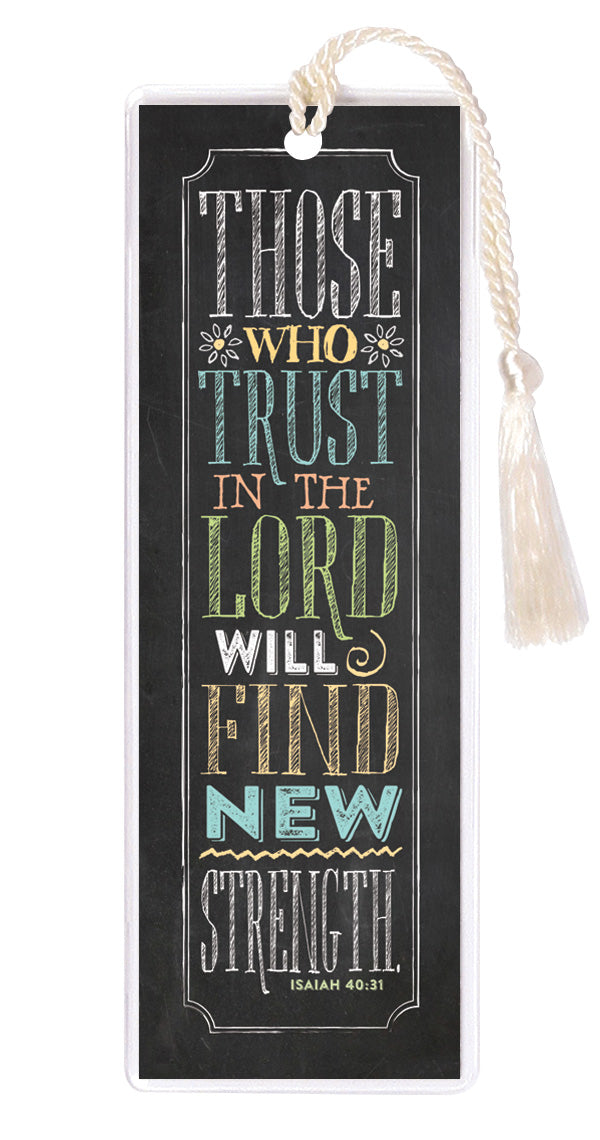 Those Who Trust in the Lord Tasseled Bookmark