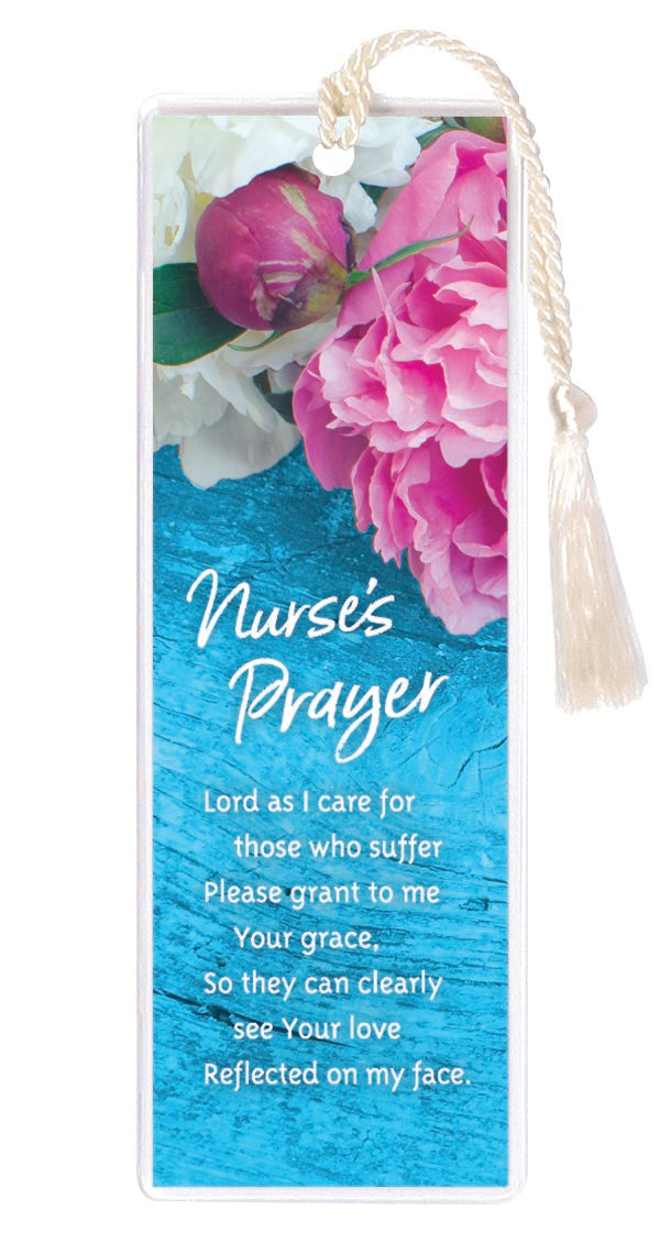 Nurse's Prayer Tasseled Bookmark