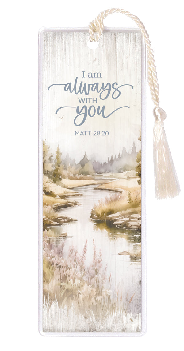 I Am Always with You Tasseled Bookmark