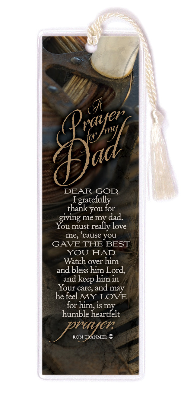 Prayer for My Dad Tasseled Bookmark