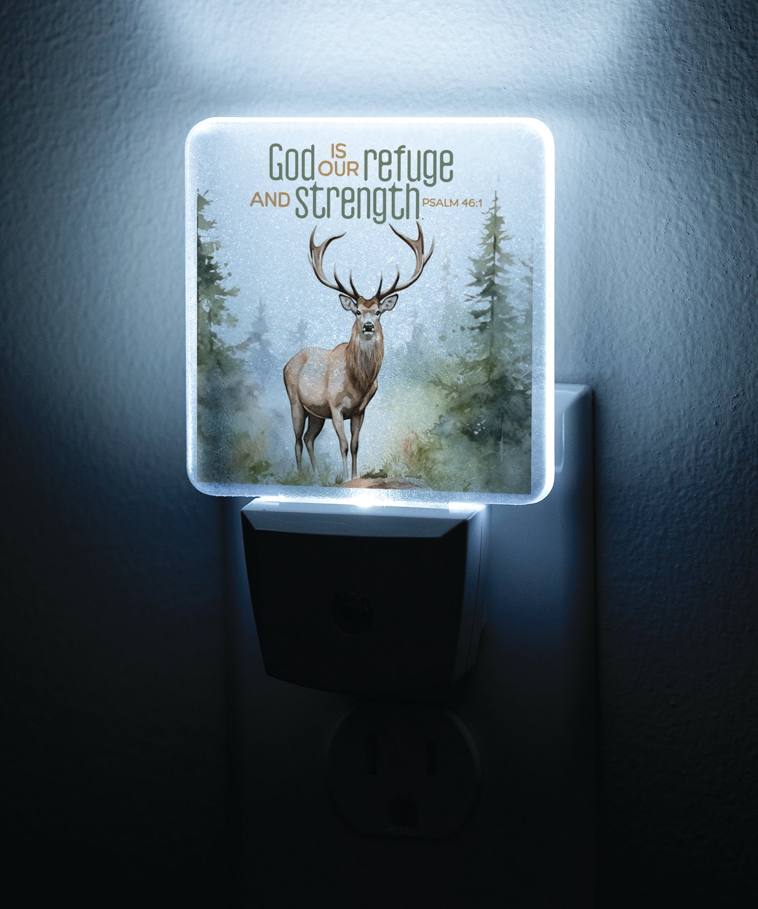 God Is Our Refuge LED Nightlight