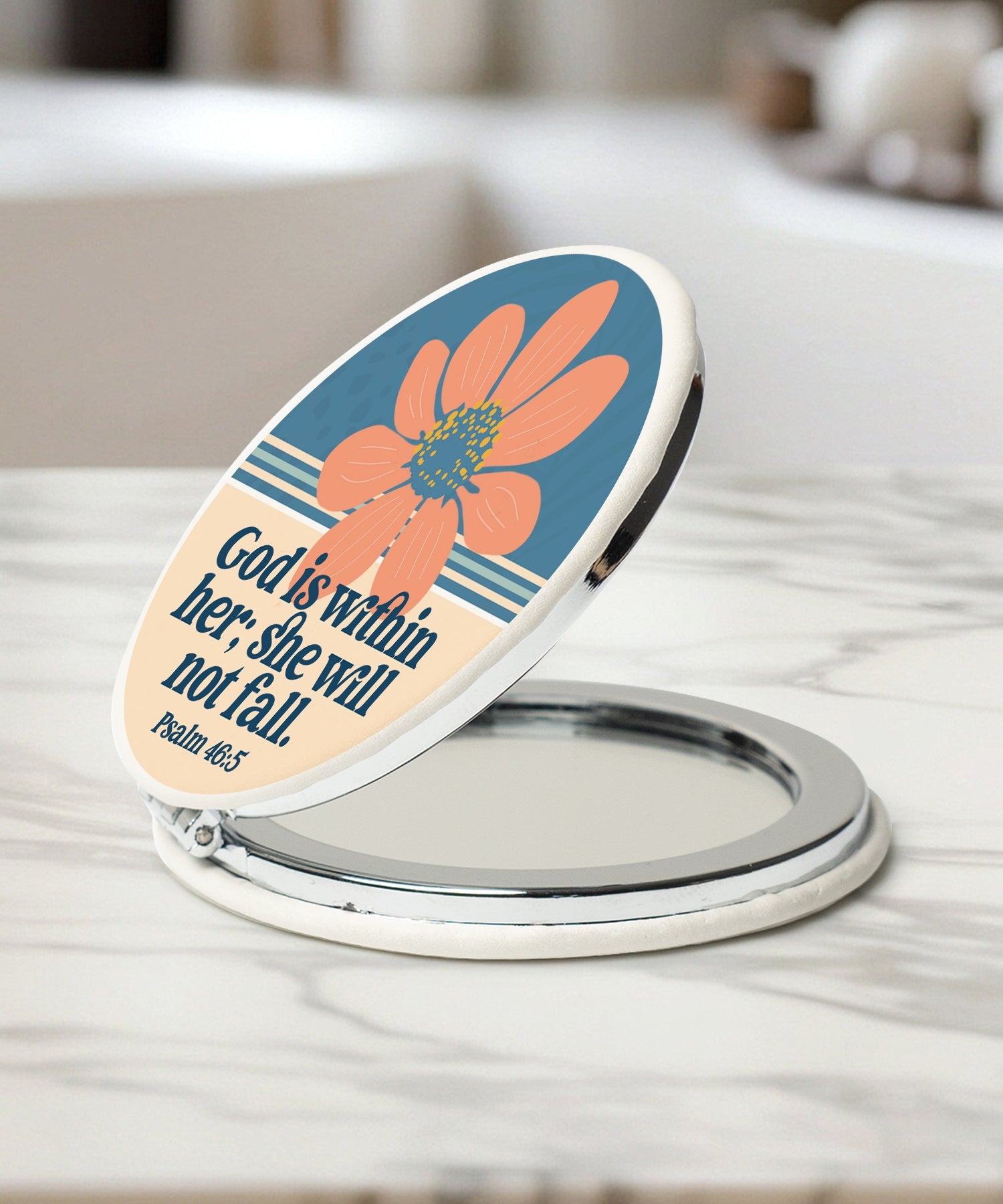 God Is Within Her Compact Mirror