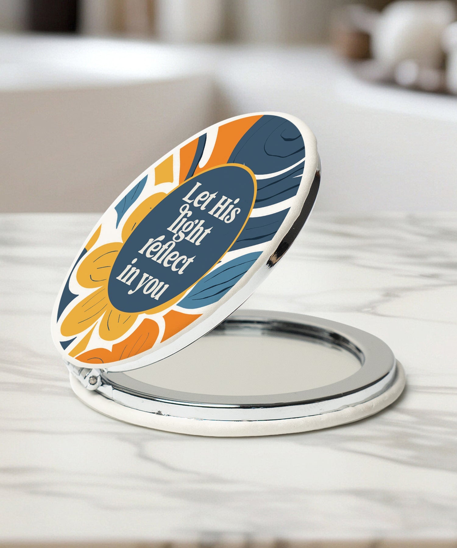 Let His Light Reflect in You Compact Mirror