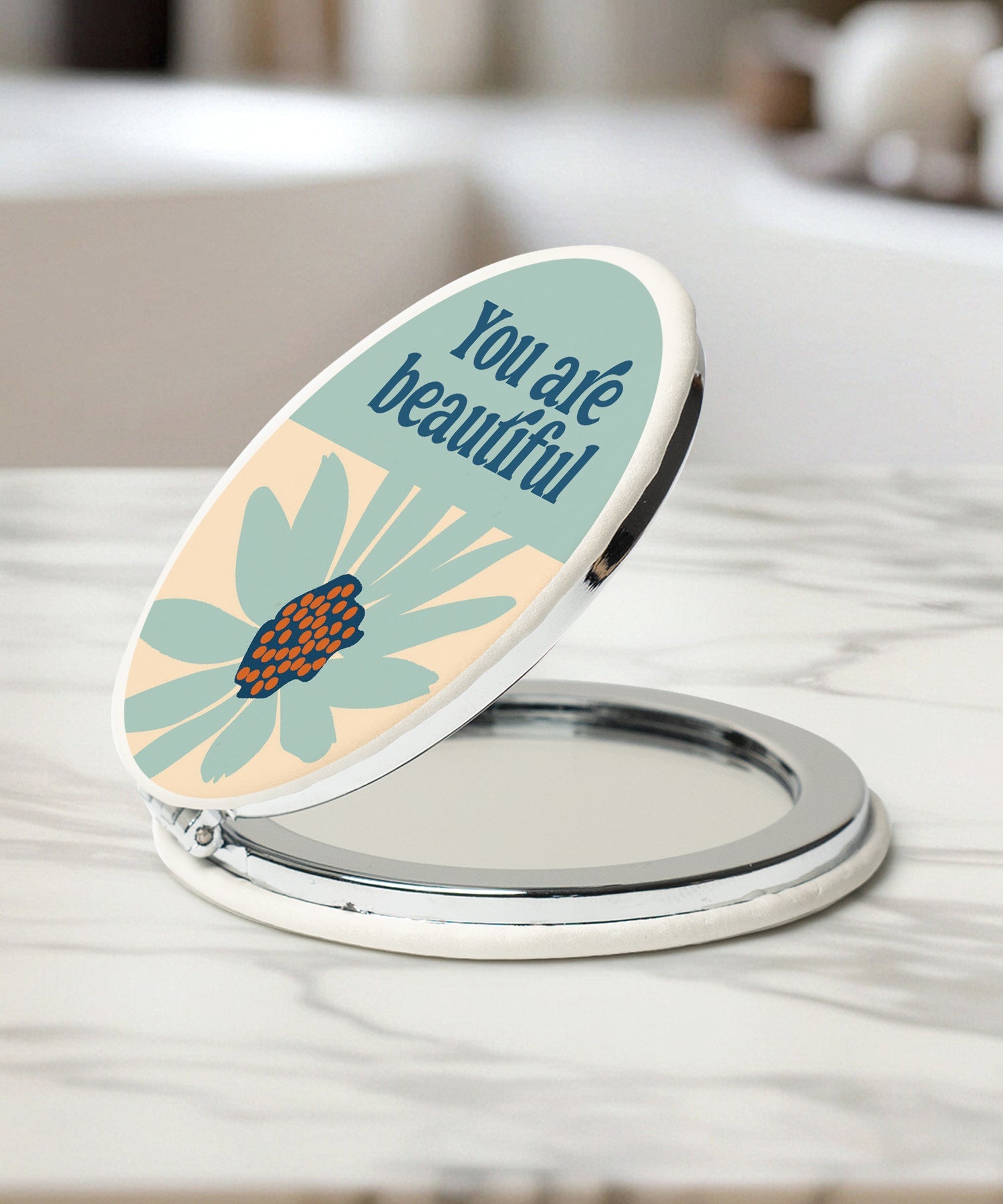 You Are Beautiful Compact Mirror