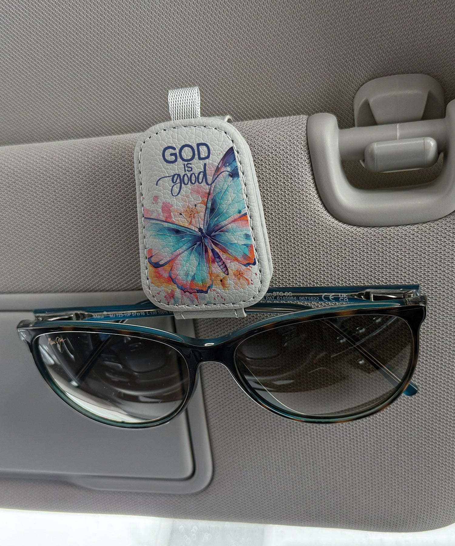 God Is Good Sunglasses Visor Clip