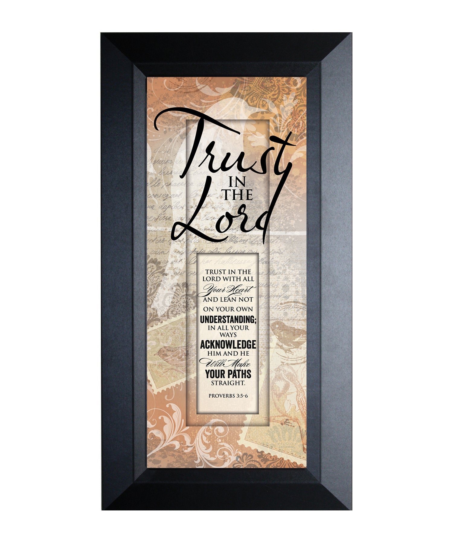 Trust in the Lord 8x16 Framed Art