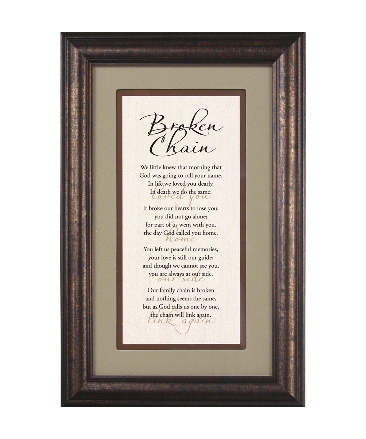 Broken Chain Framed Art