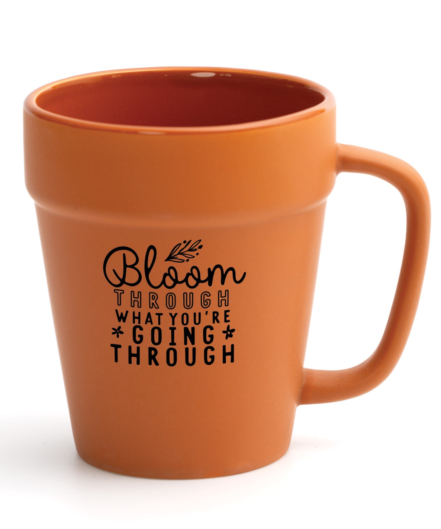 Bloom Through What You’re Going Through Flower Pot Mug
