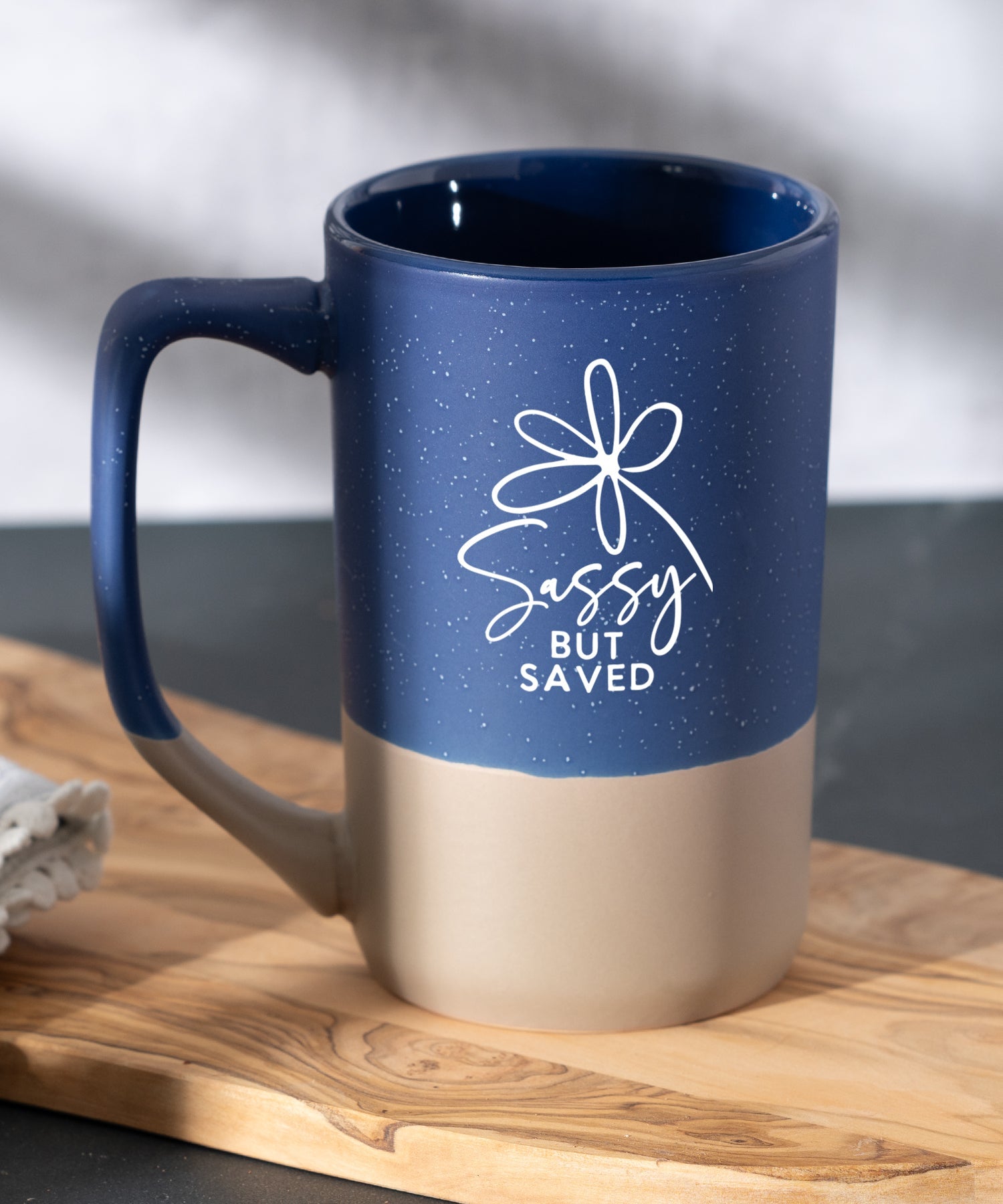 Sassy but Saved Pebble Mug
