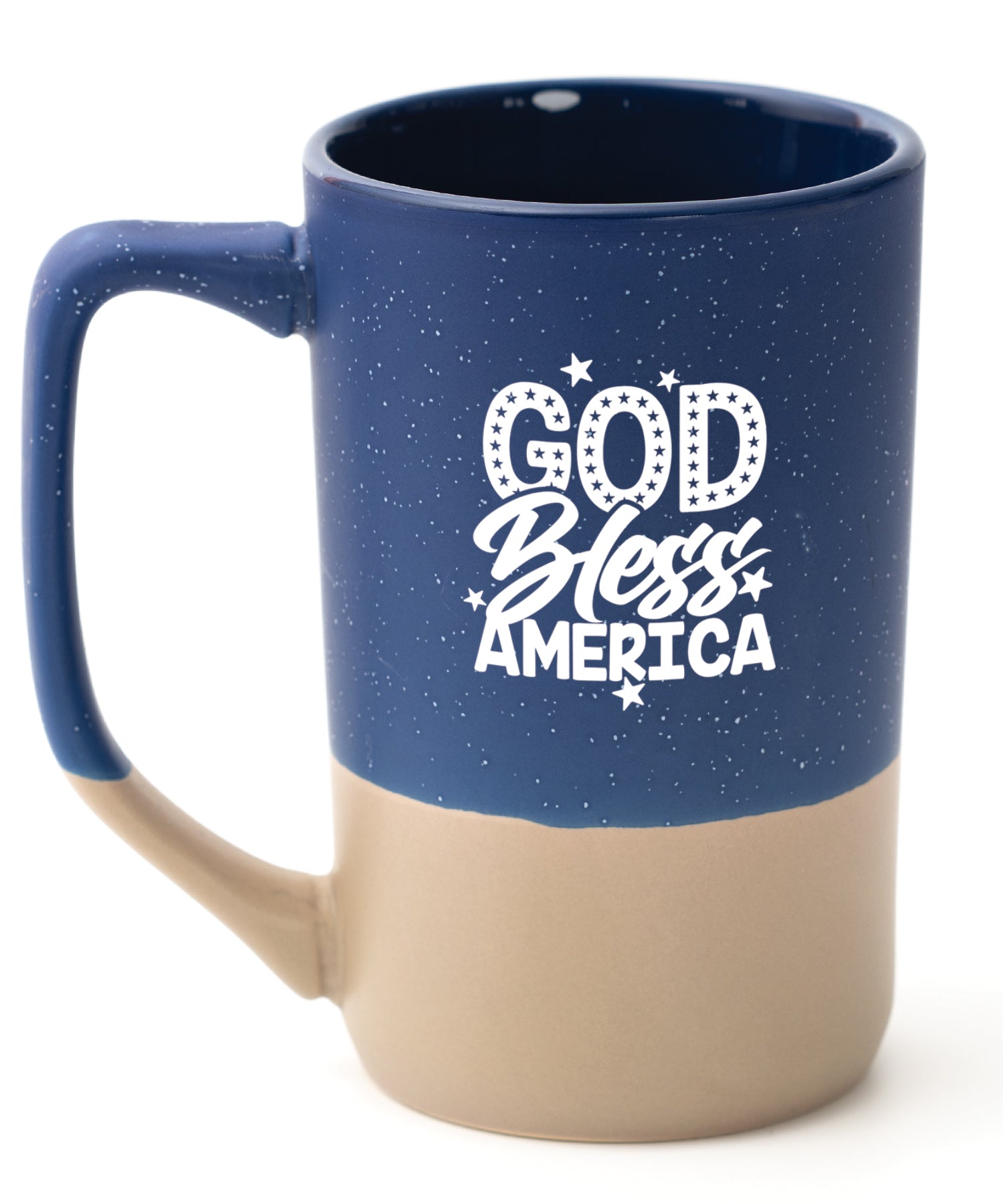 God Bless America Pebble Mug