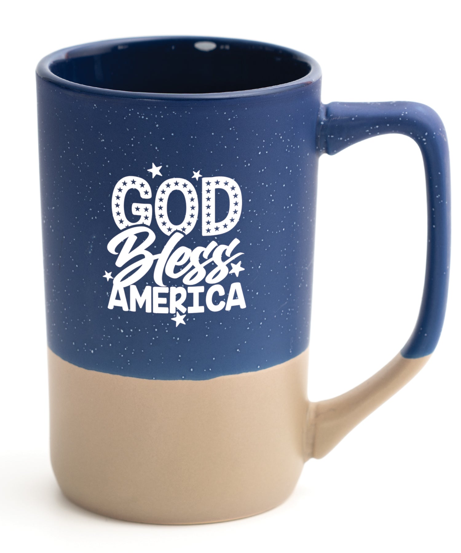 God Bless America Pebble Mug