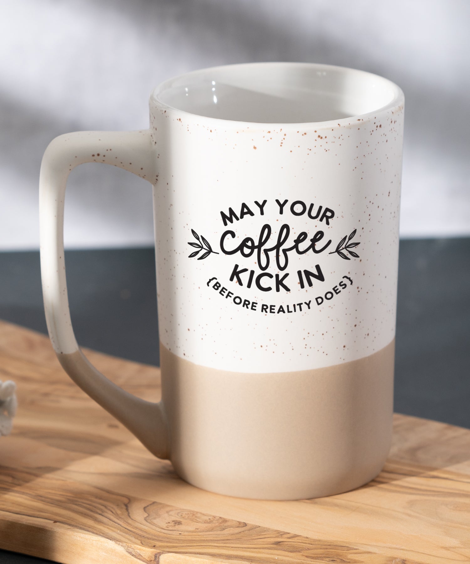 May Your Coffee Kick In Pebble Mug
