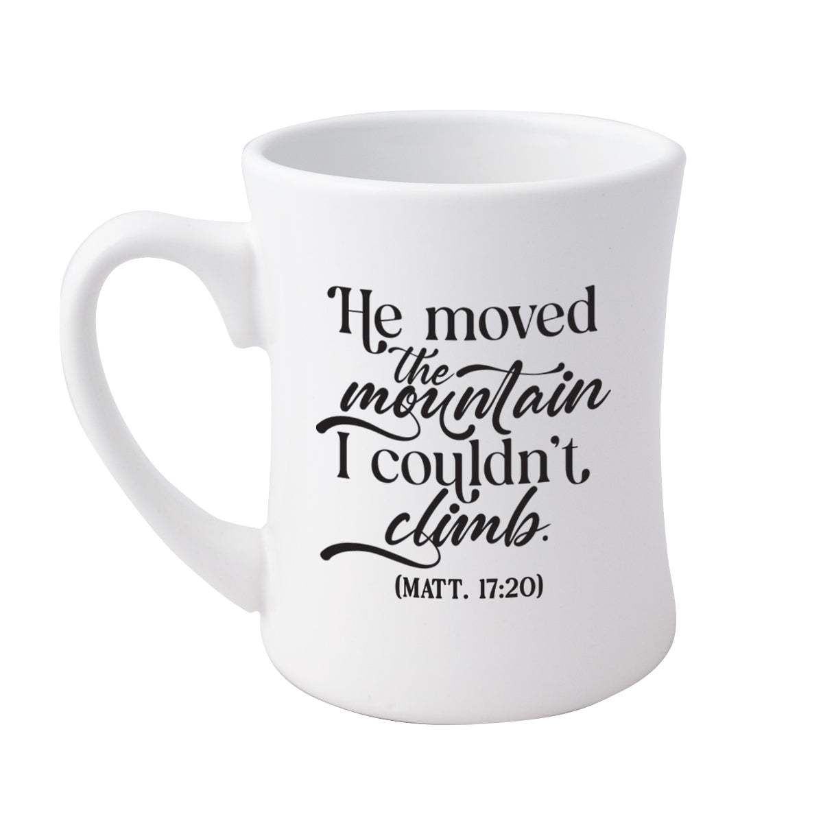 He Moved the Mountain Coffeehouse Mug