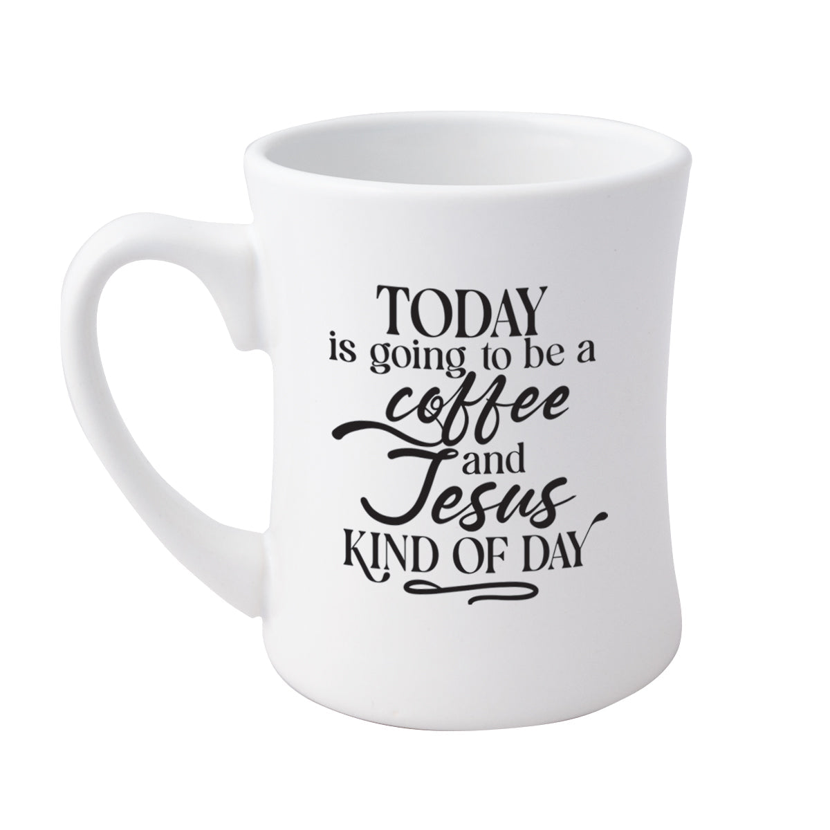 Coffee and Jesus Kind of Day Coffeehouse Mug