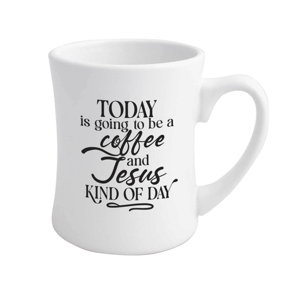 Coffee and Jesus Kind of Day Coffeehouse Mug