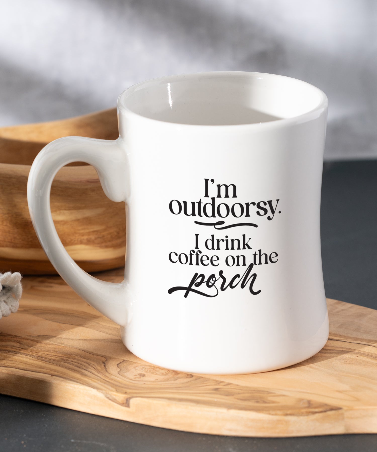 I’m Outdoorsy Coffeehouse Mug