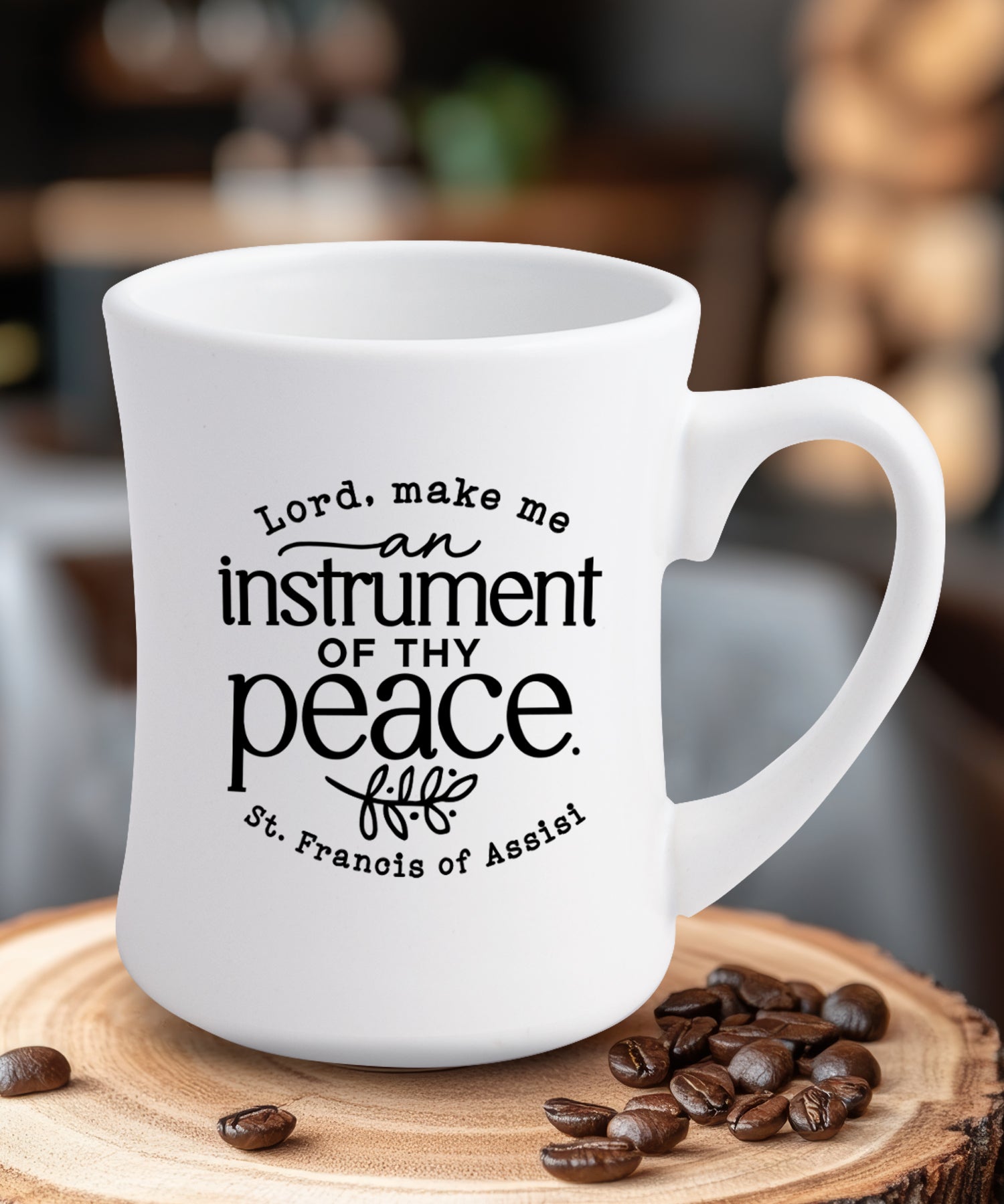 Lord, Make Me an Instrument Coffeehouse Mug - Sturdy, Easy-to-Grip, Concave Design