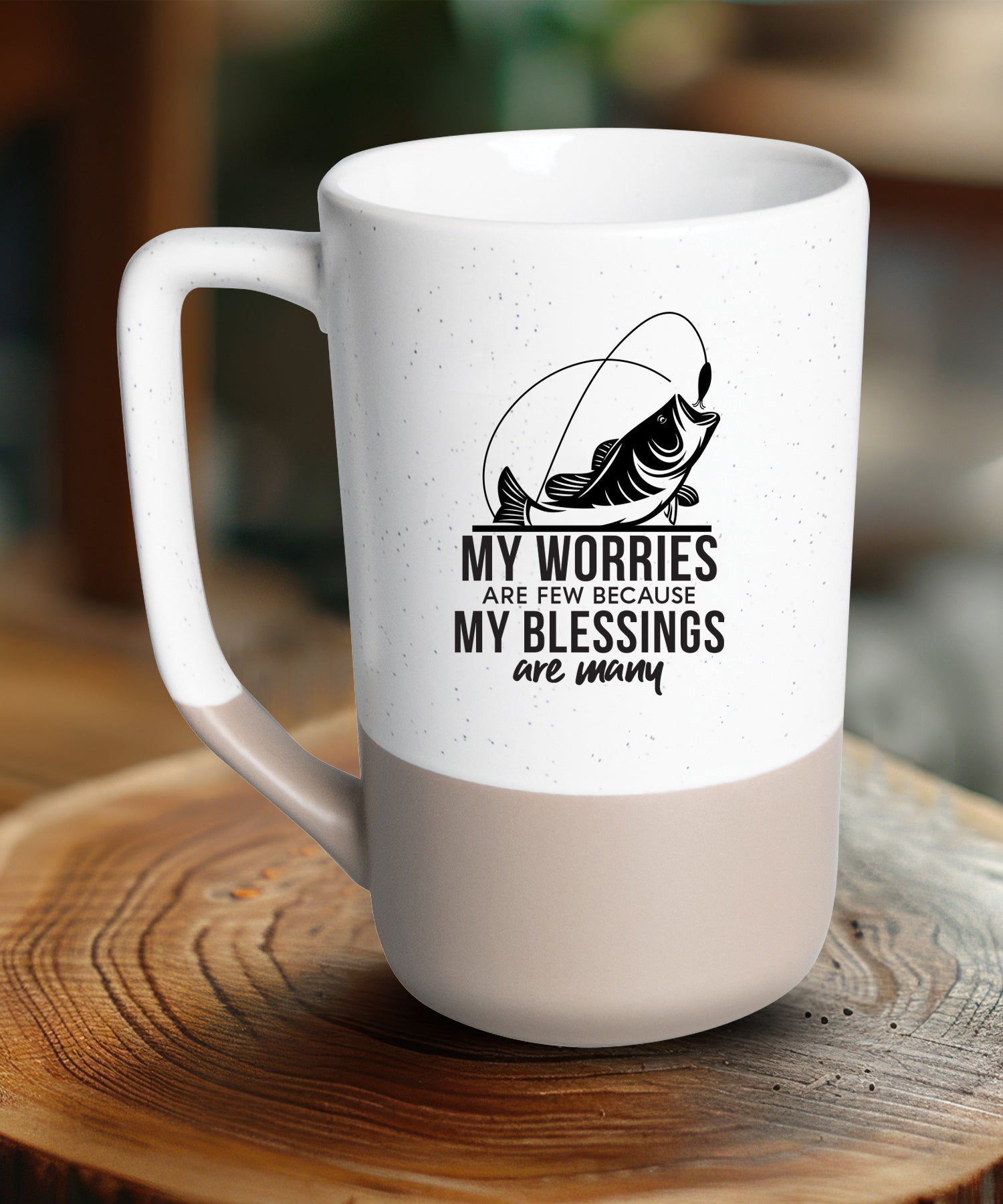 My Worries Are Few Pebble Mug