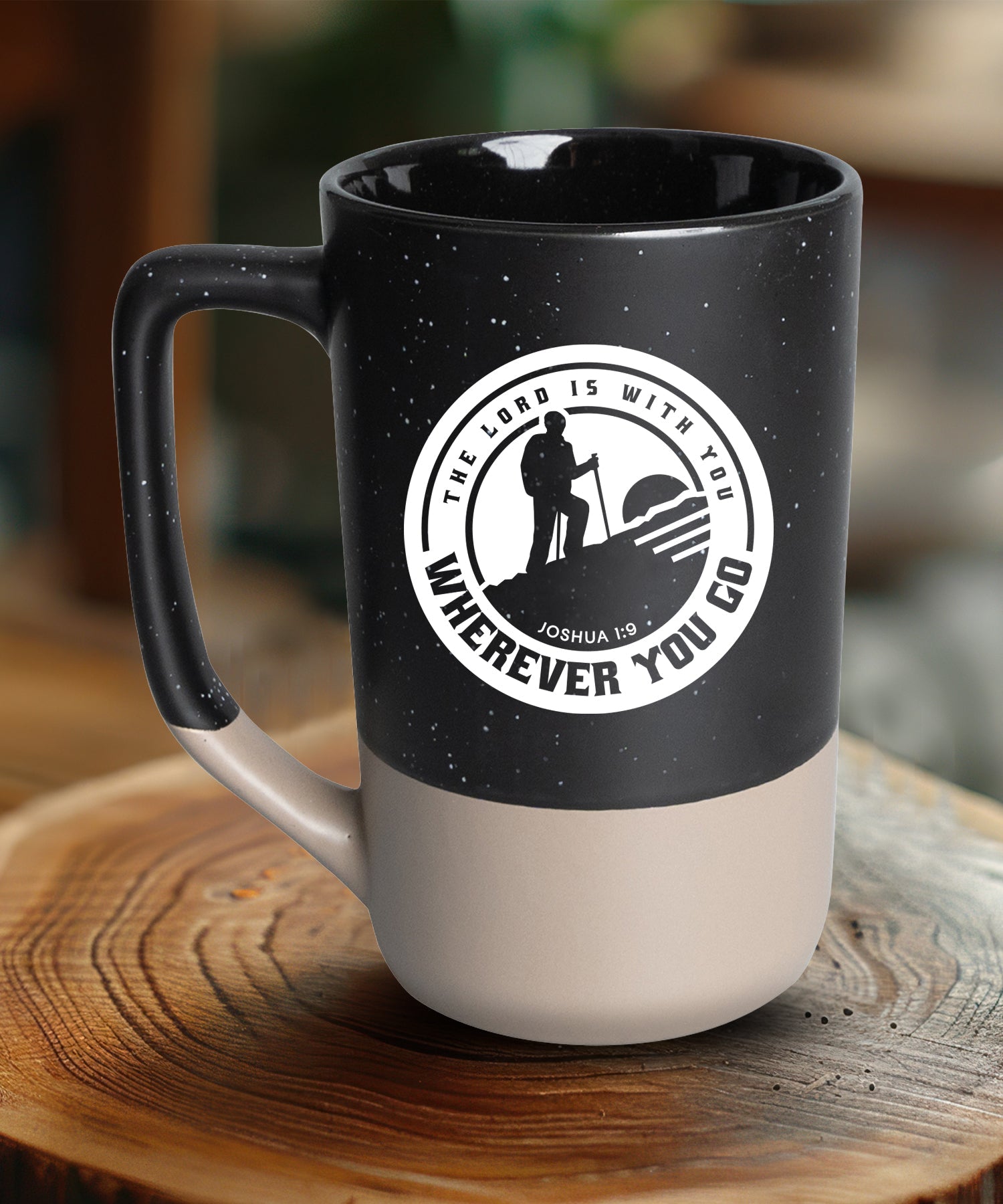 The Lord Is With You Pebble Mug