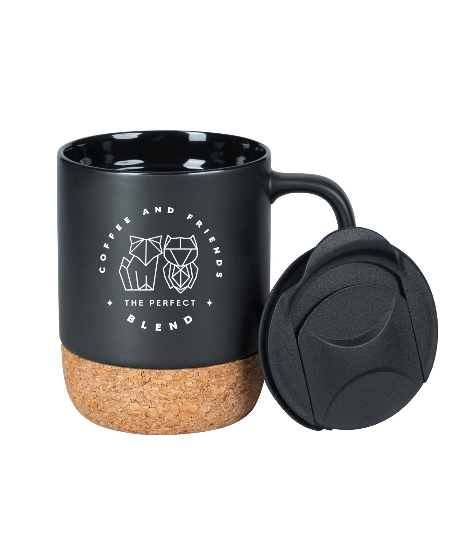 Coffee and Friends Cork Bottom Mug
