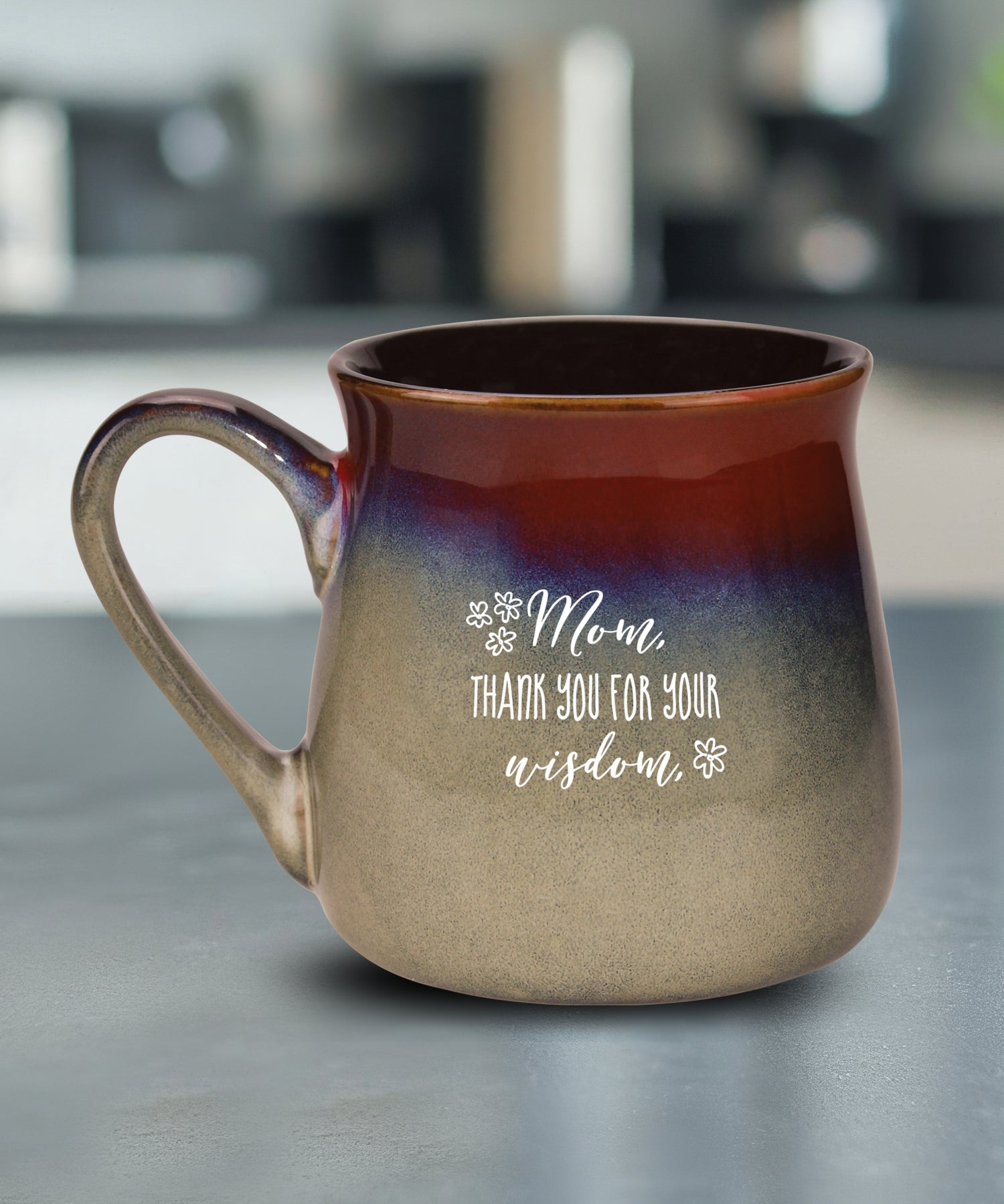 Mom, Thank You Reactive Glazed Mug