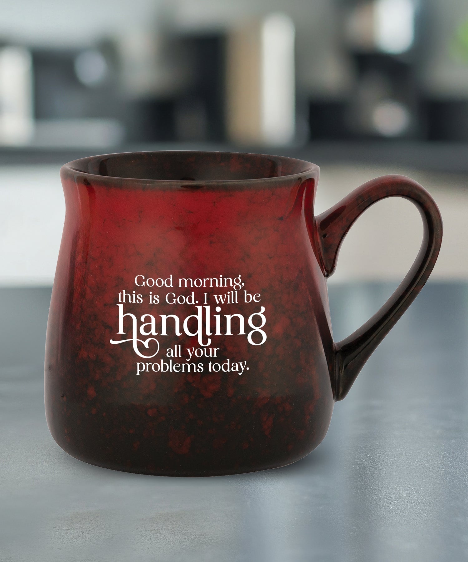 Good Morning This Is God Mug – Reactive mug with a unique gradation in color and the inspirational message