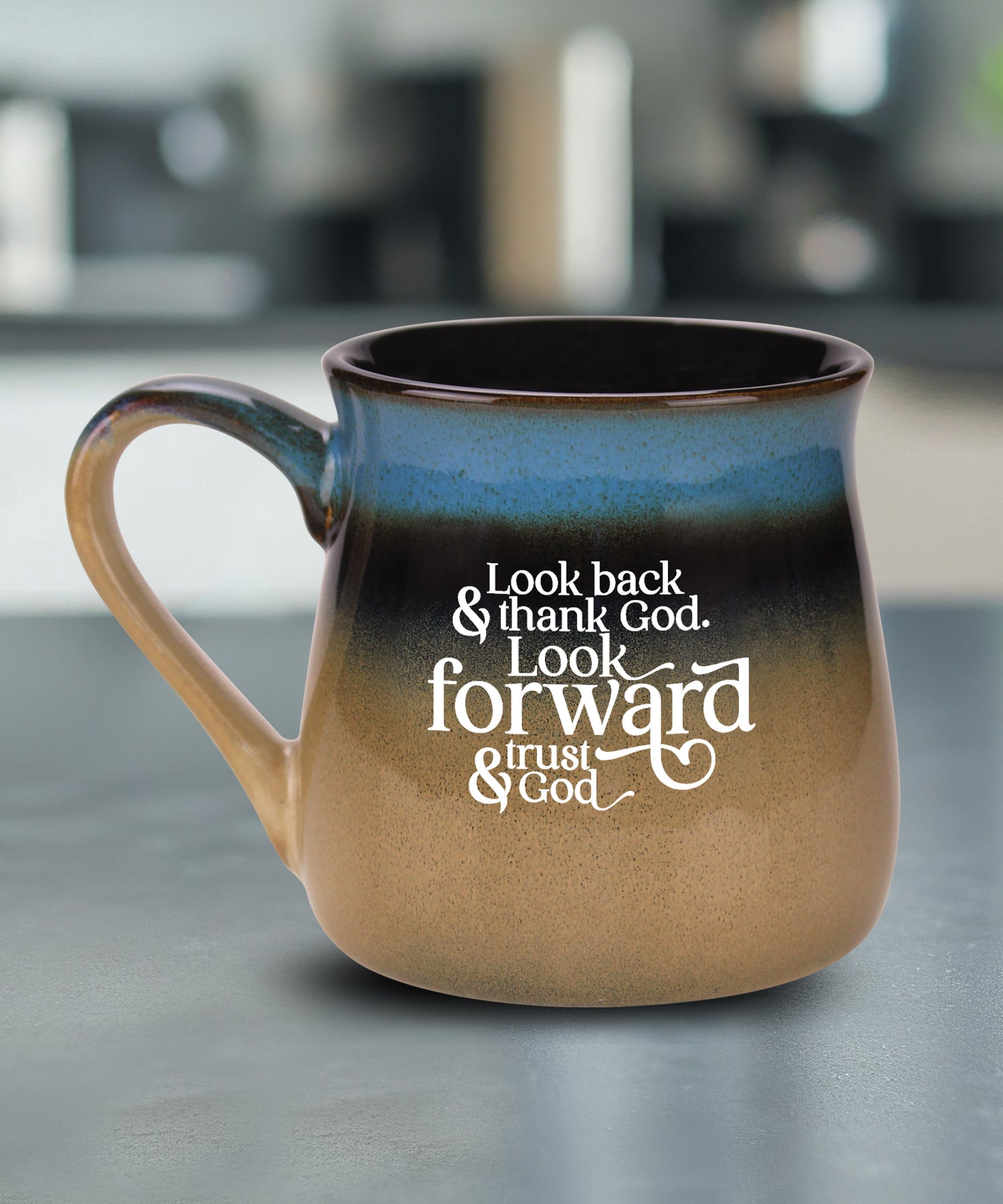 Look Back & Thank God Reactive Glazed Mug