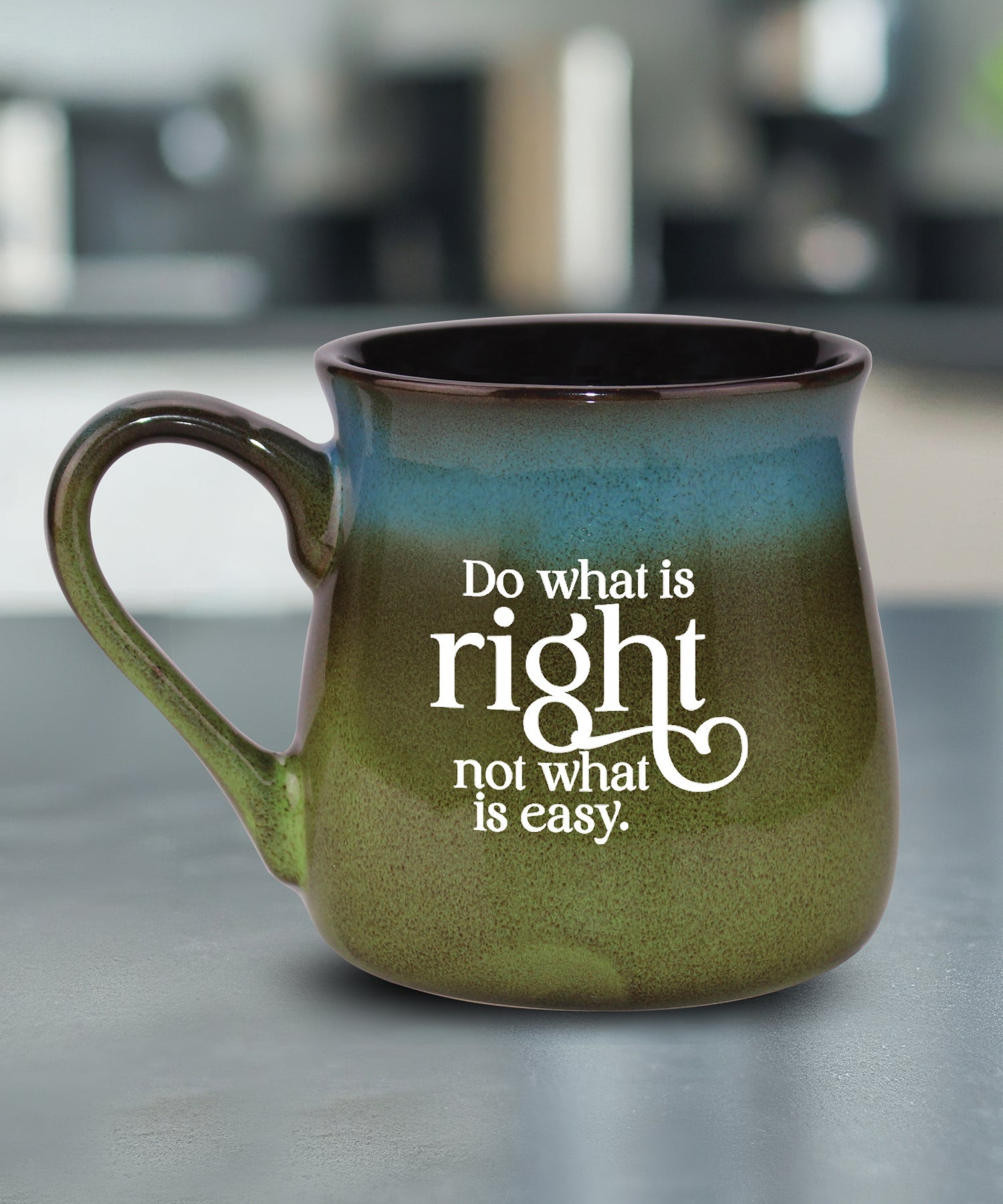 Do What Is Right Reactive Glazed Mug