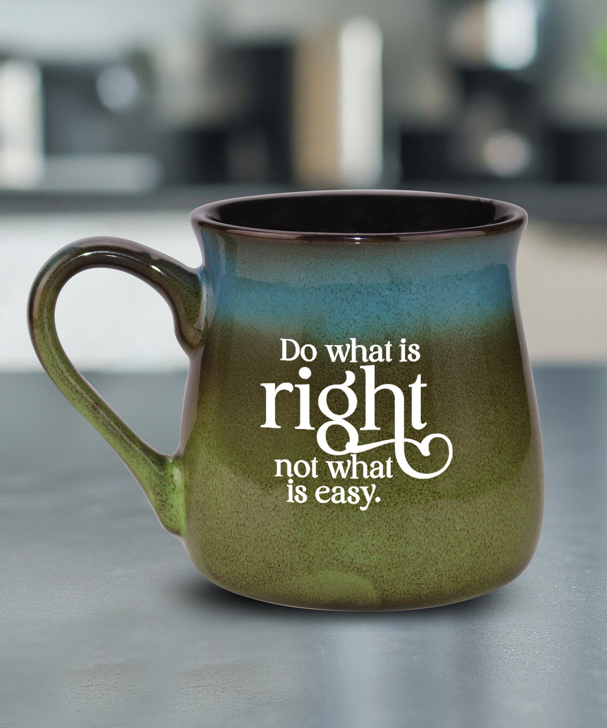 Do What Is Right Reactive Glazed Mug