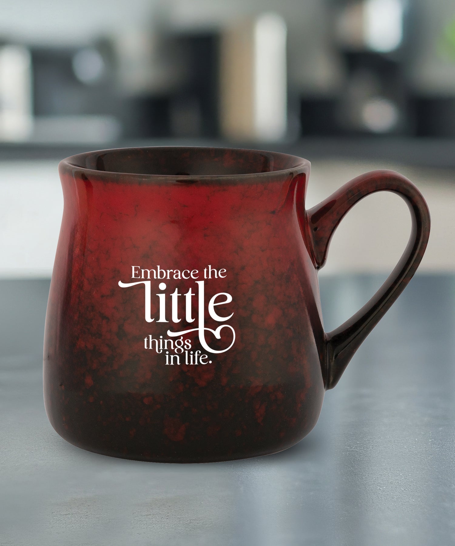 Embrace the Little Things Mug – Reactive mug with a unique gradation in color and the inspirational message