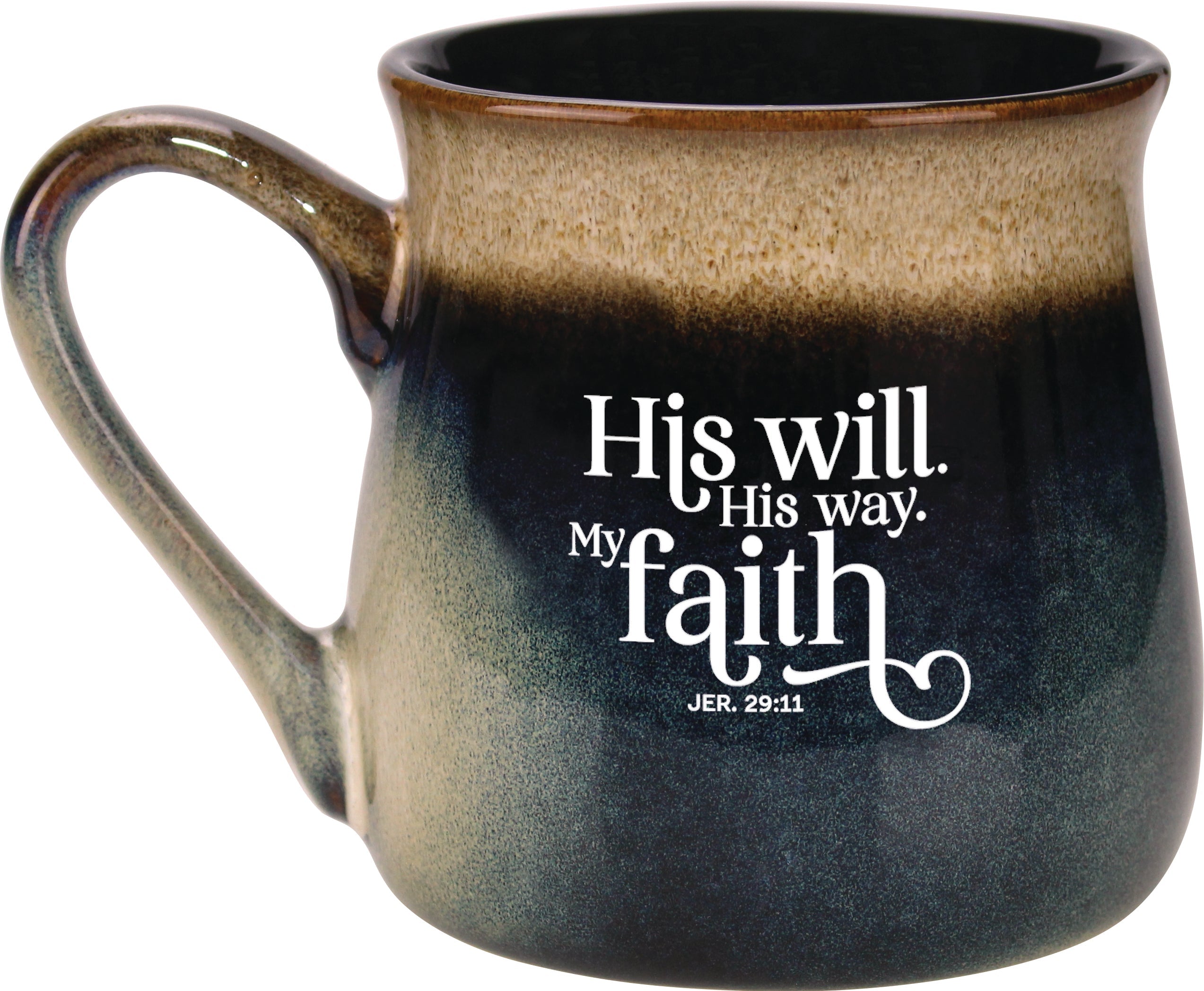His Will His Way Reactive Glazed Mug
