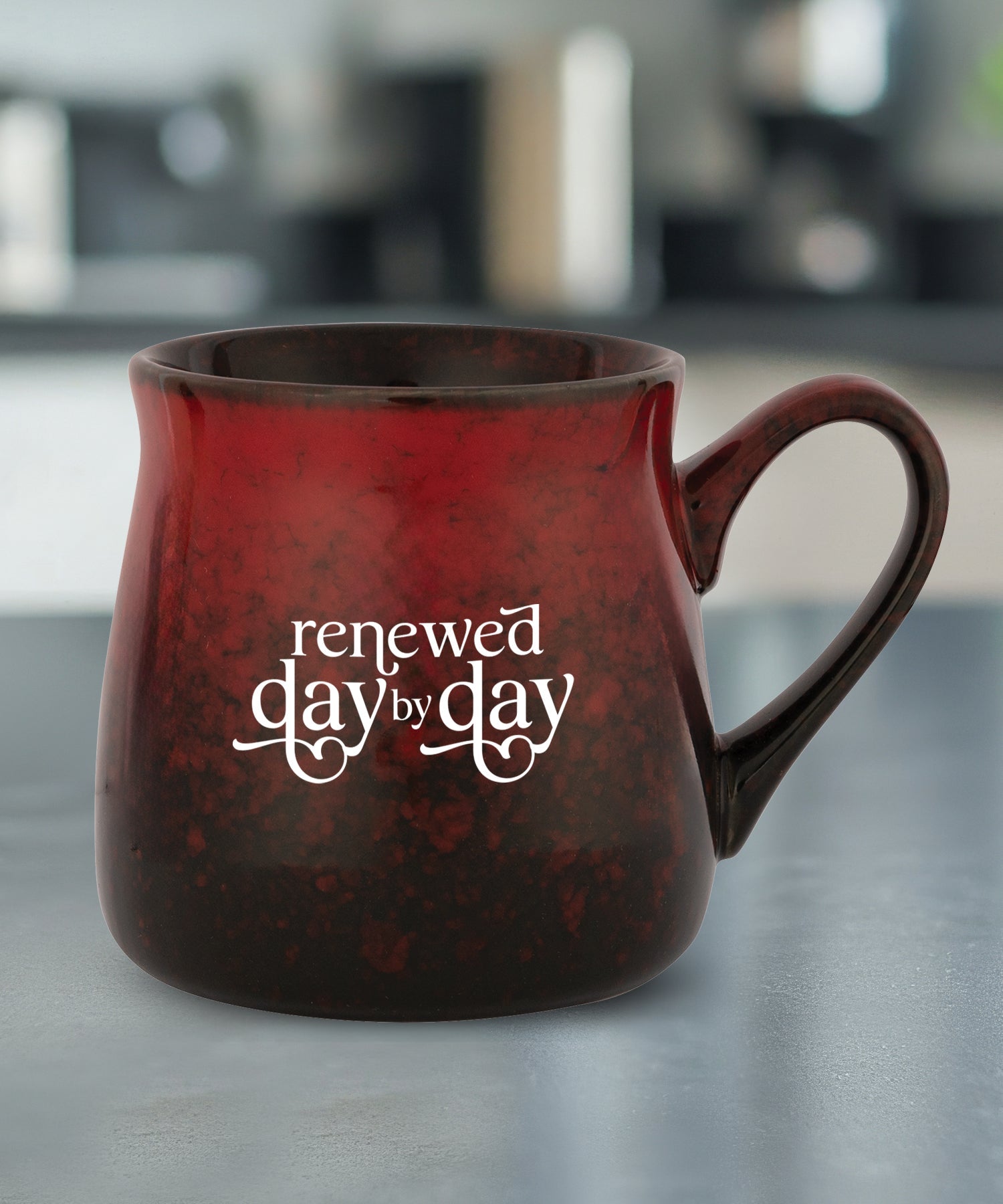 Renewed Day by Day Mug – Reactive mug with a unique gradation in color and the inspirational message