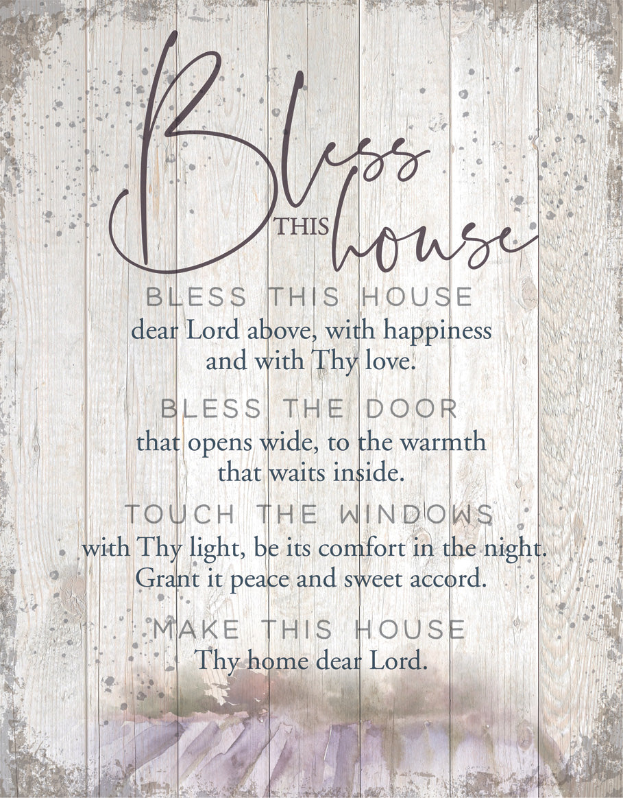 Bless This House 11x15 MDF Statement Board