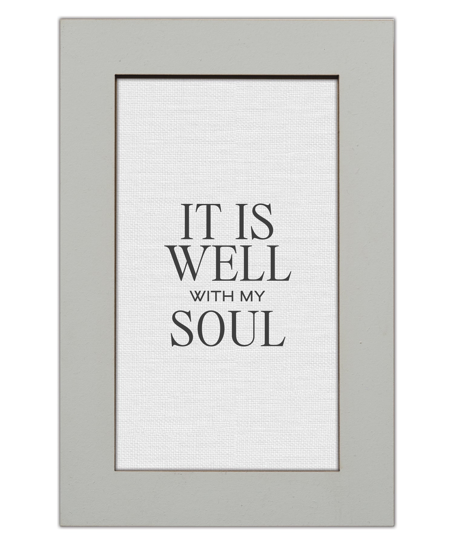 It Is Well with My Soul Modern Grace 6x9 MDF Plaque