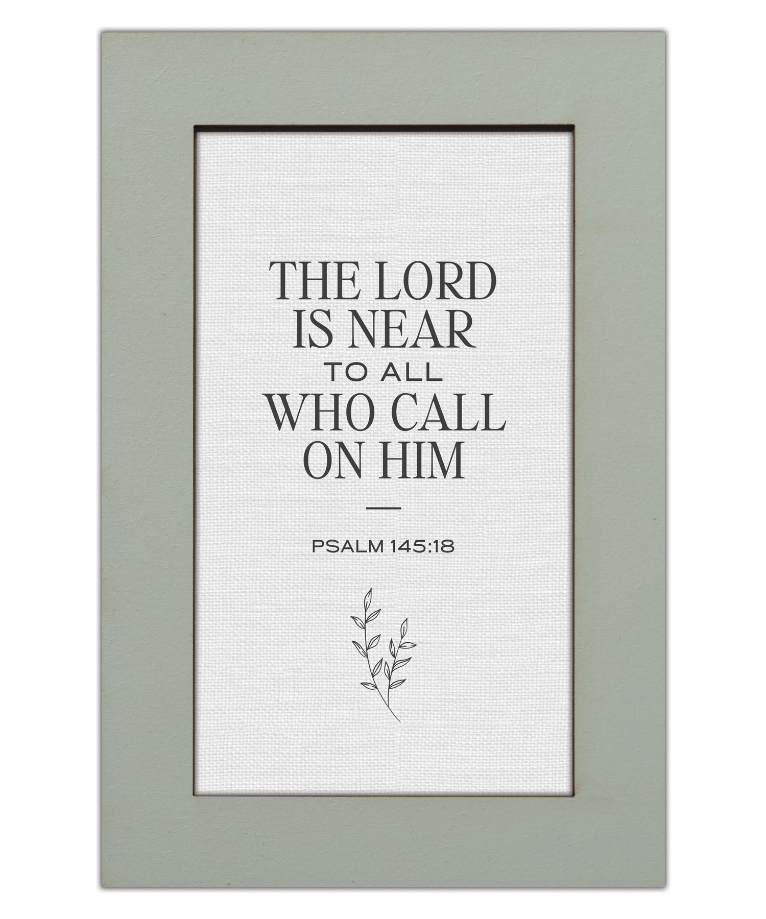 The Lord Is Near to All Who Call on Him Modern Grace 6x9 MDF Plaque