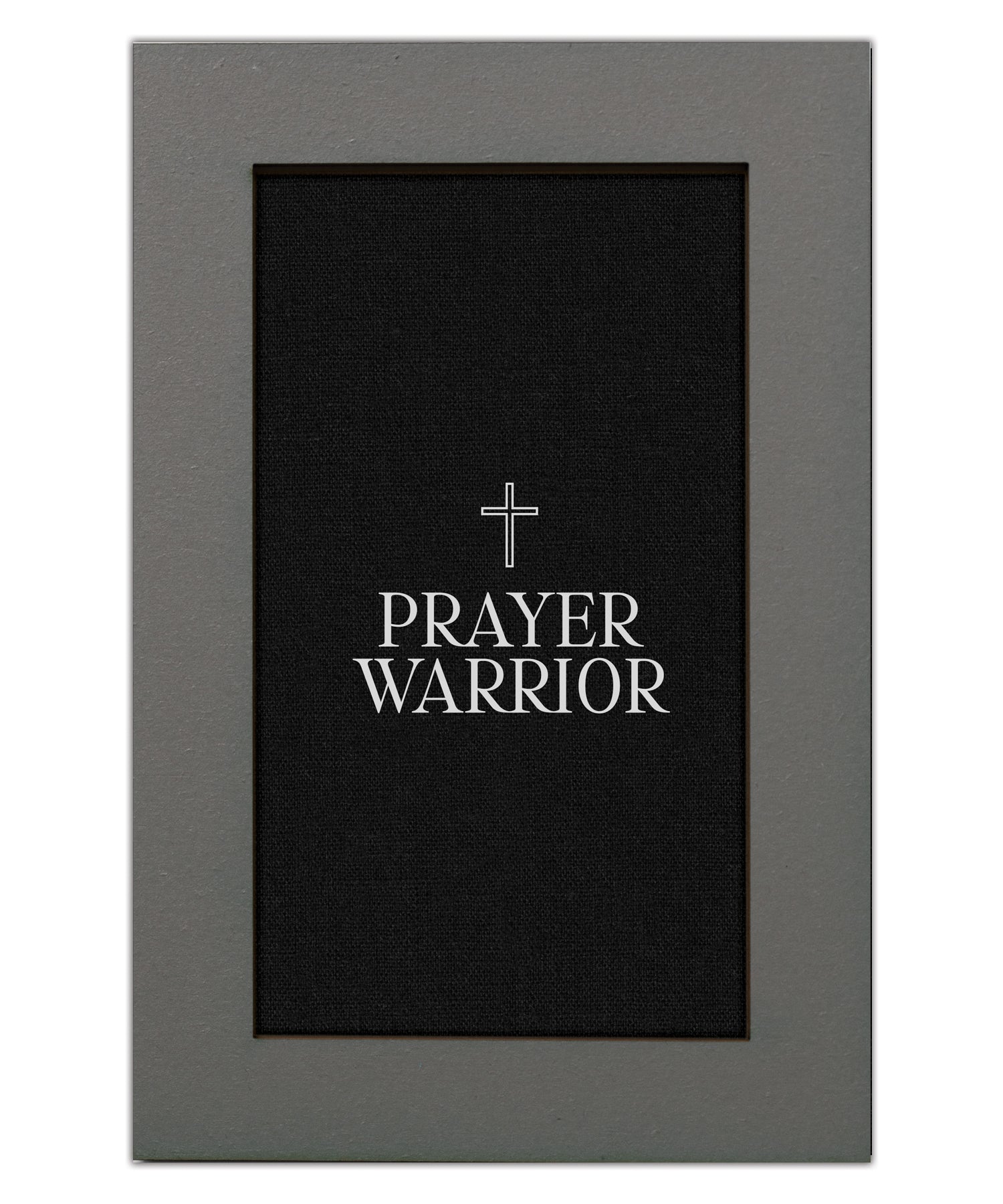 Prayer Warrior Modern Grace 6x9 MDF Plaque