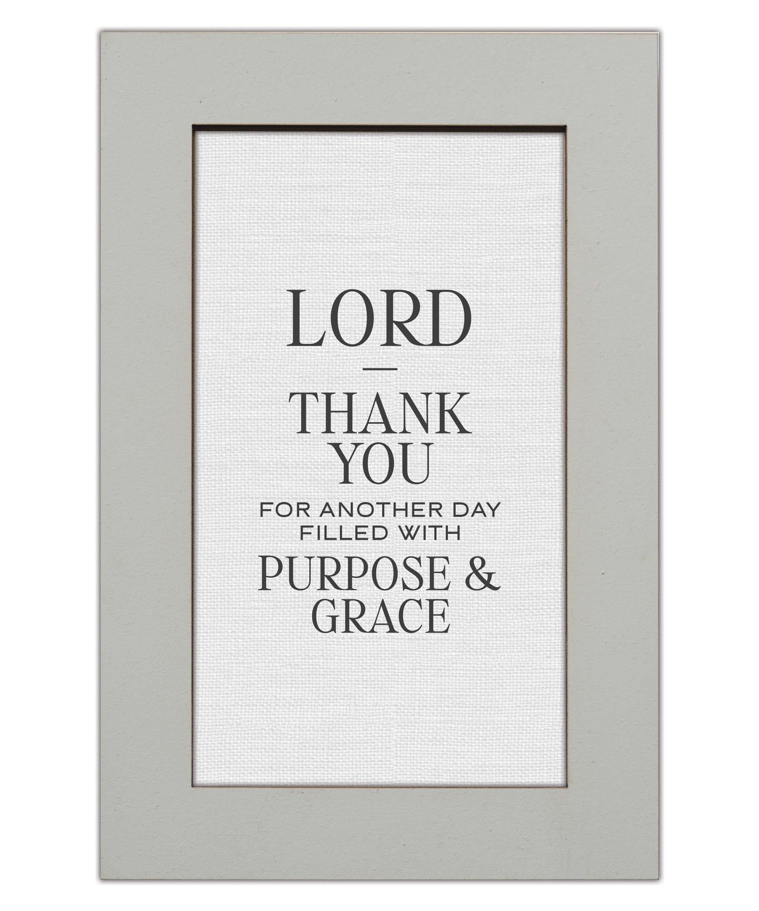 Lord, Thank You for Another Day Modern Grace 6x9 MDF Plaque