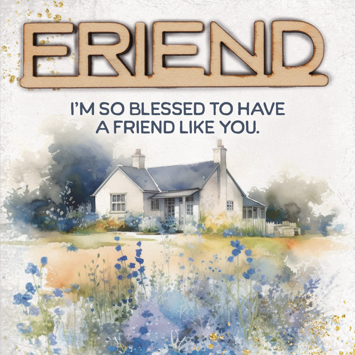 Friend – So Blessed Magnet-Plaque