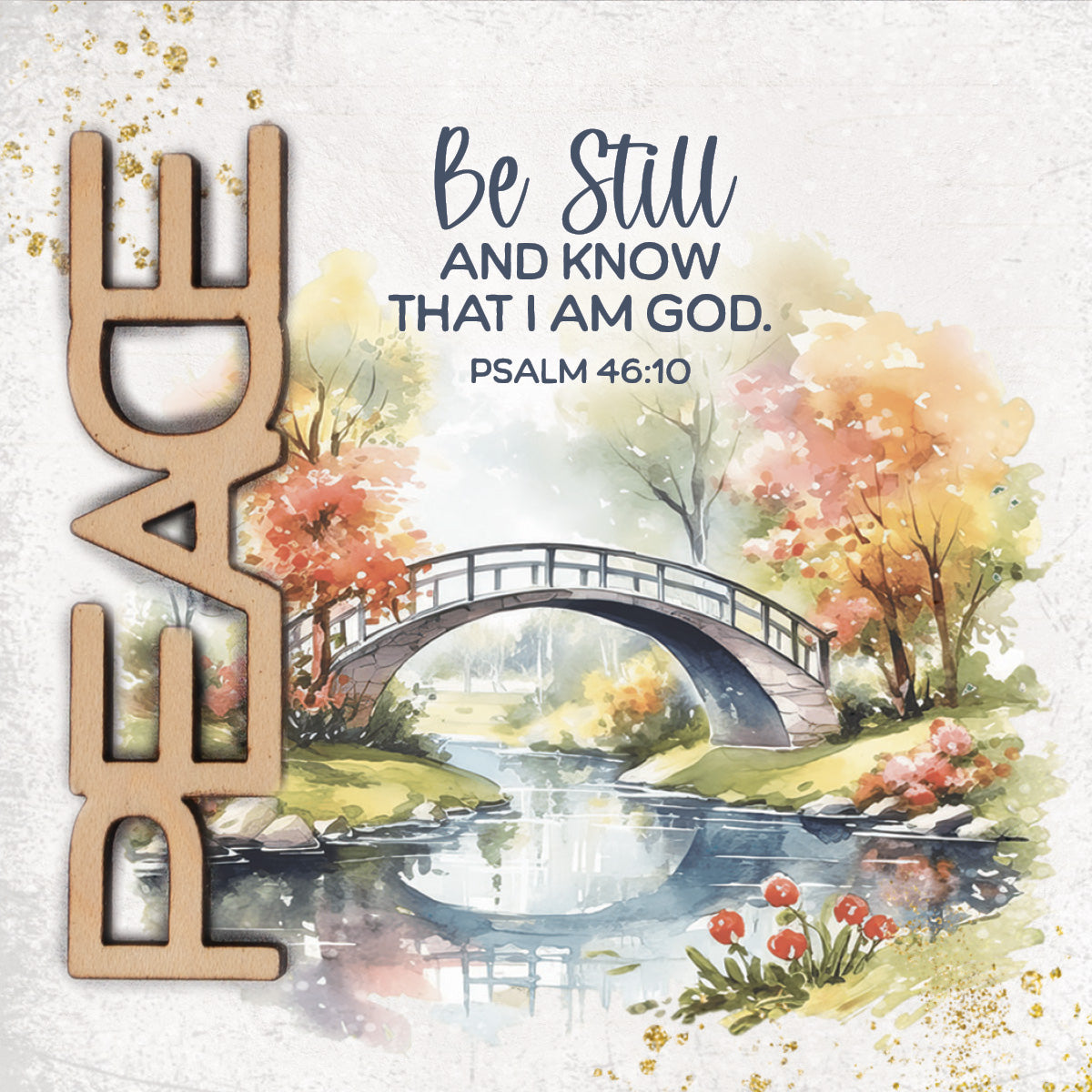 Peace – Be Still and Know Magnet-Plaque