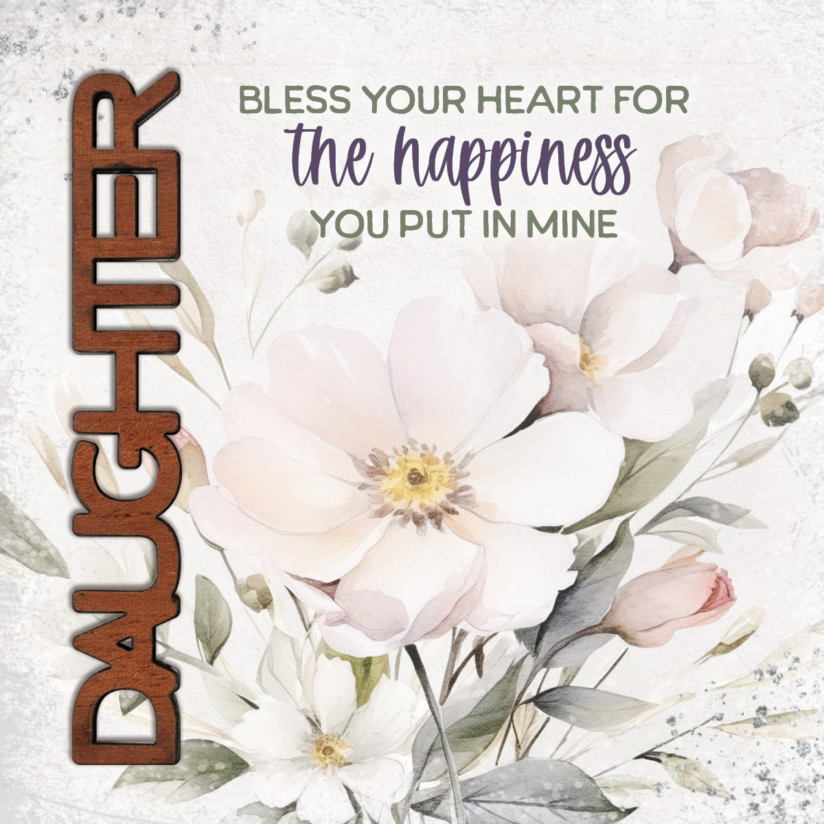 Daughter – Bless Your Heart Magnet-Plaque
