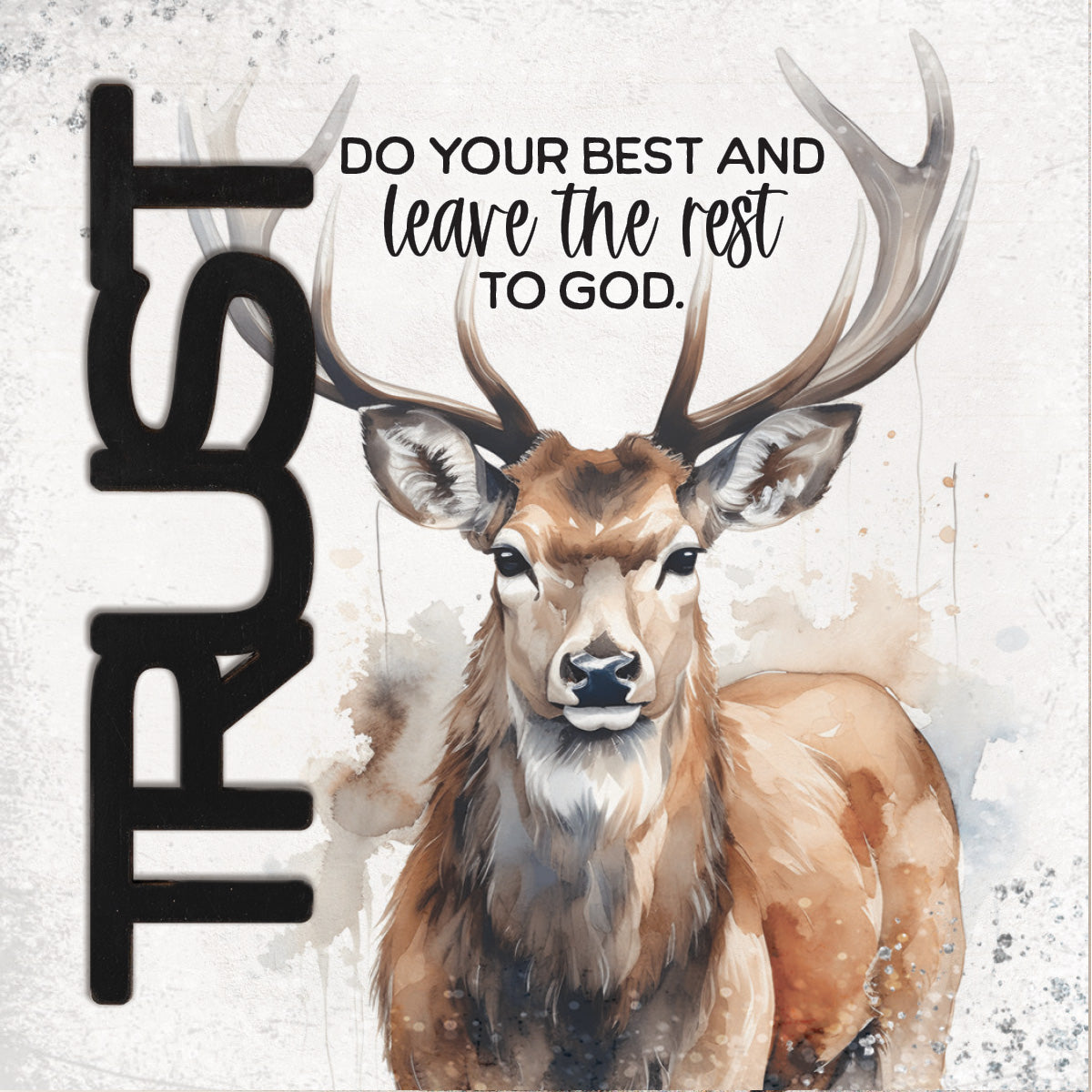 Trust – Do Your Best Magnet-Plaque
