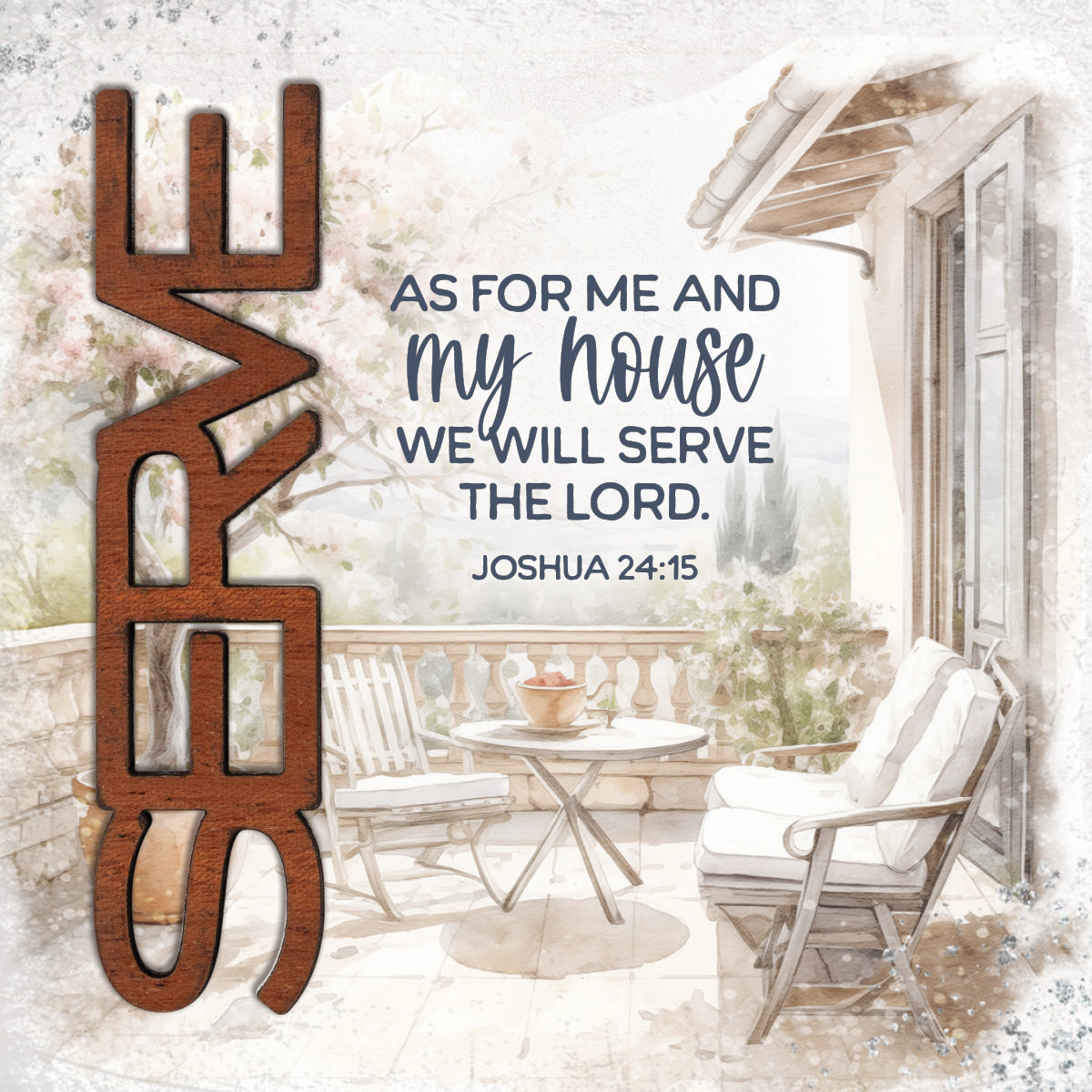 As for Me & My House Magnet-Plaque
