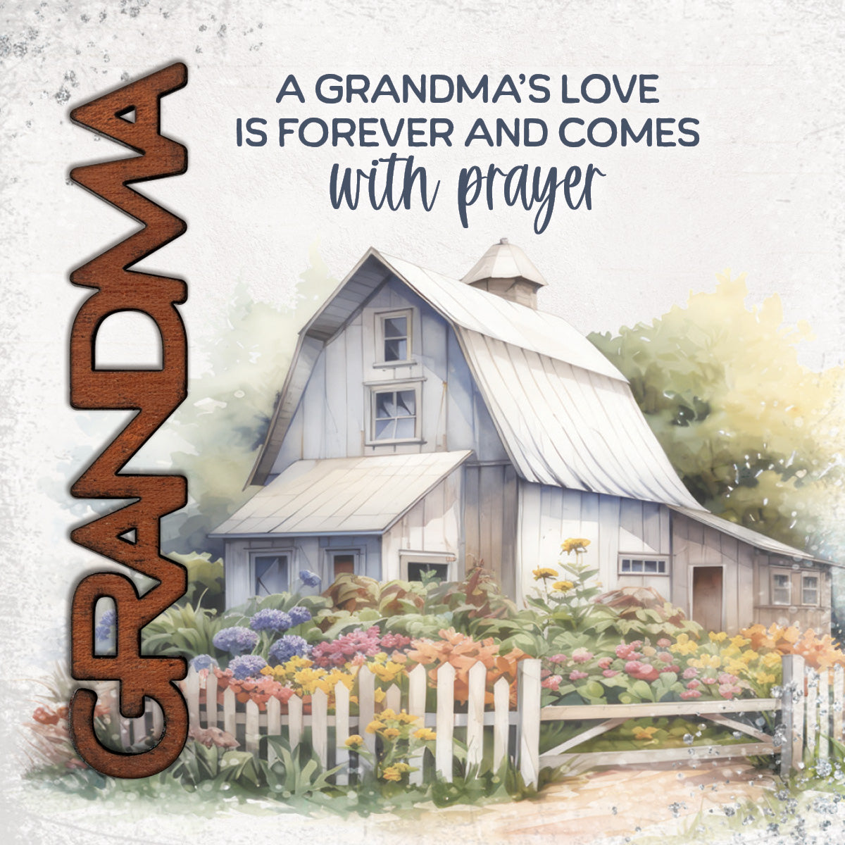 Grandma – Love & Prayer Magnet-Plaque