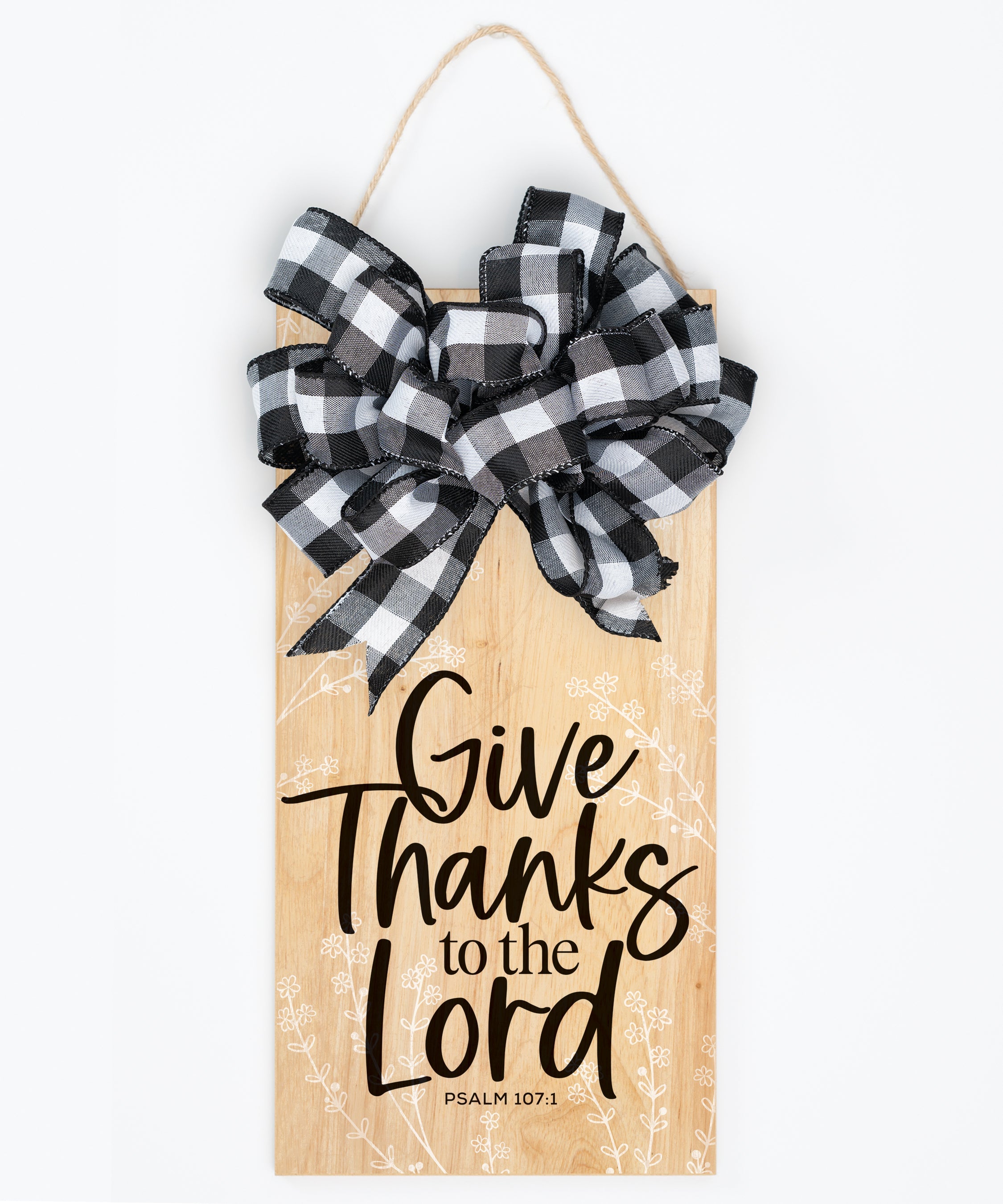 Give Thanks to the Lord Hangable Blessing