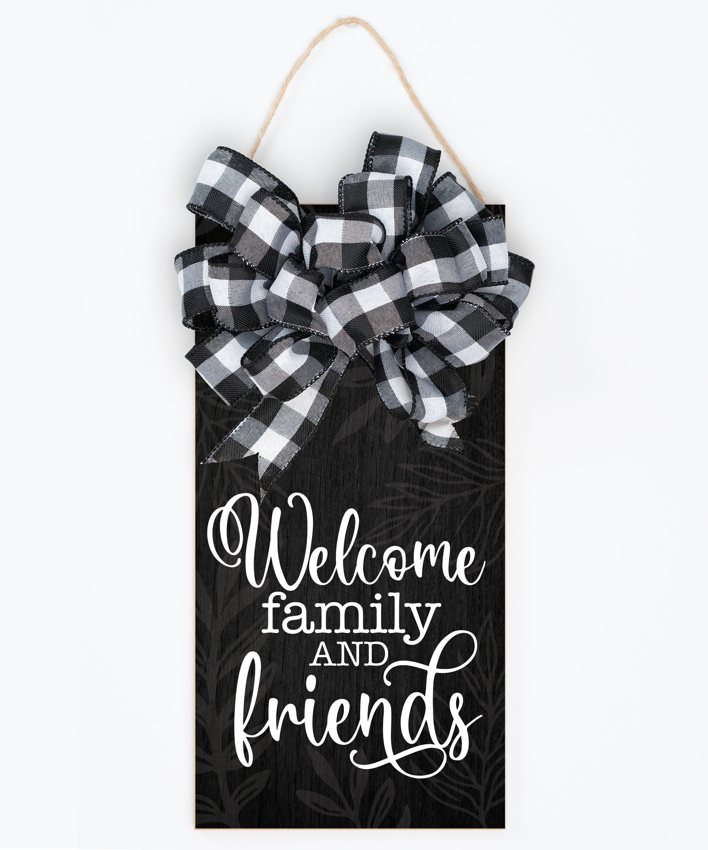 Welcome Friends and Family Hangable Blessing