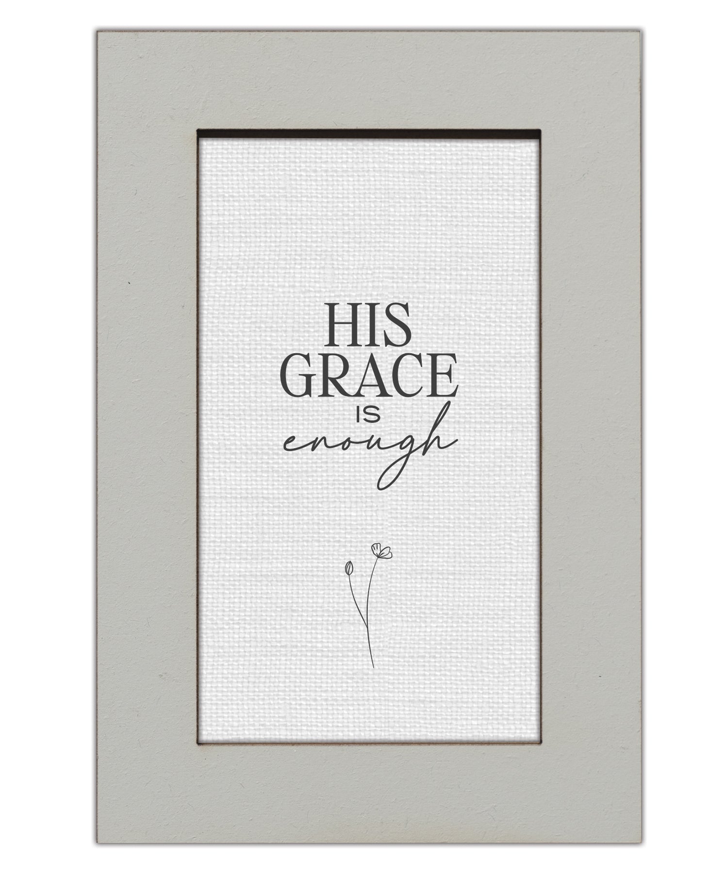 His Grace Is Enough Modern Grace 4x6 MDF Plaque