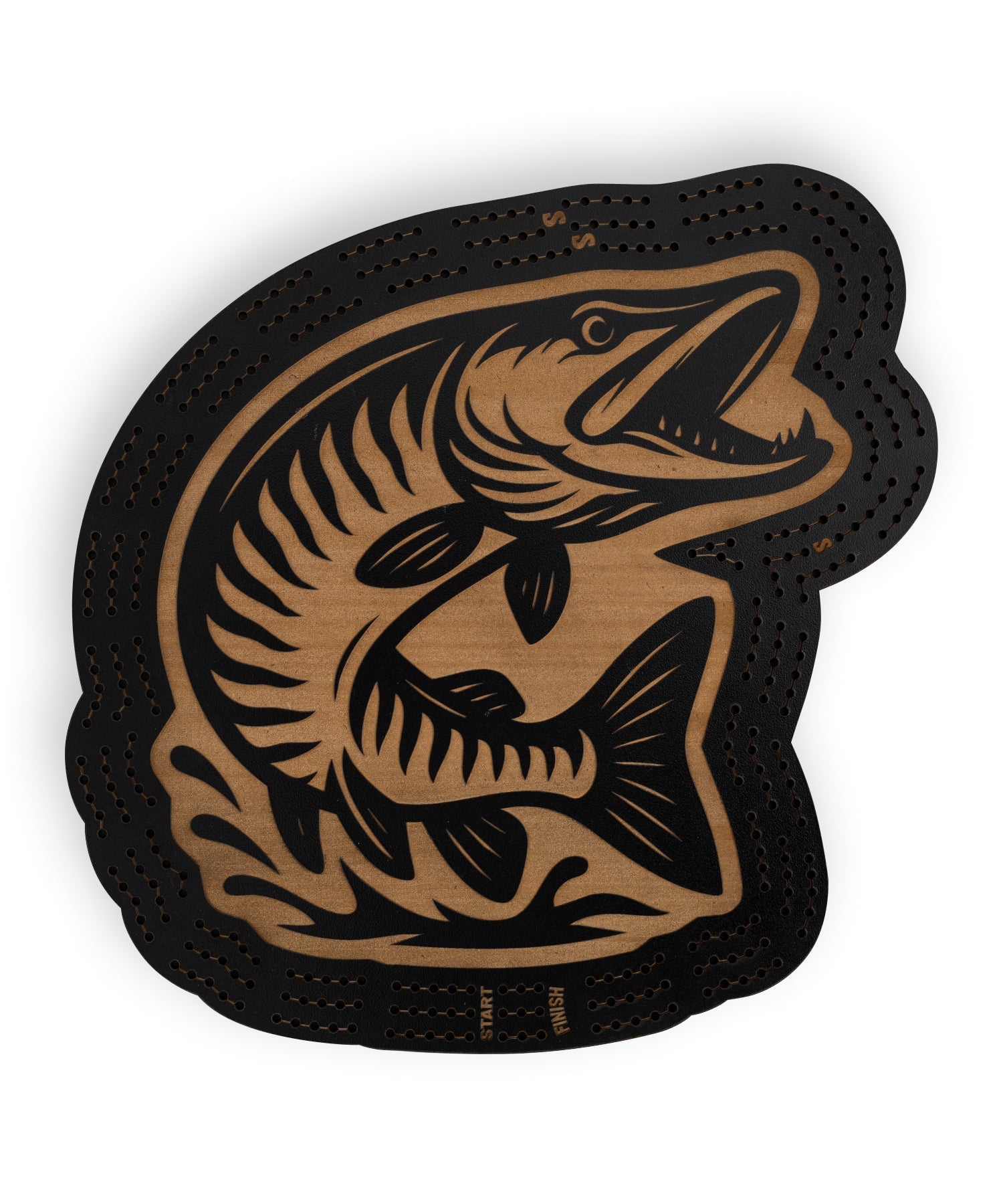 Muskie Cribbage Board