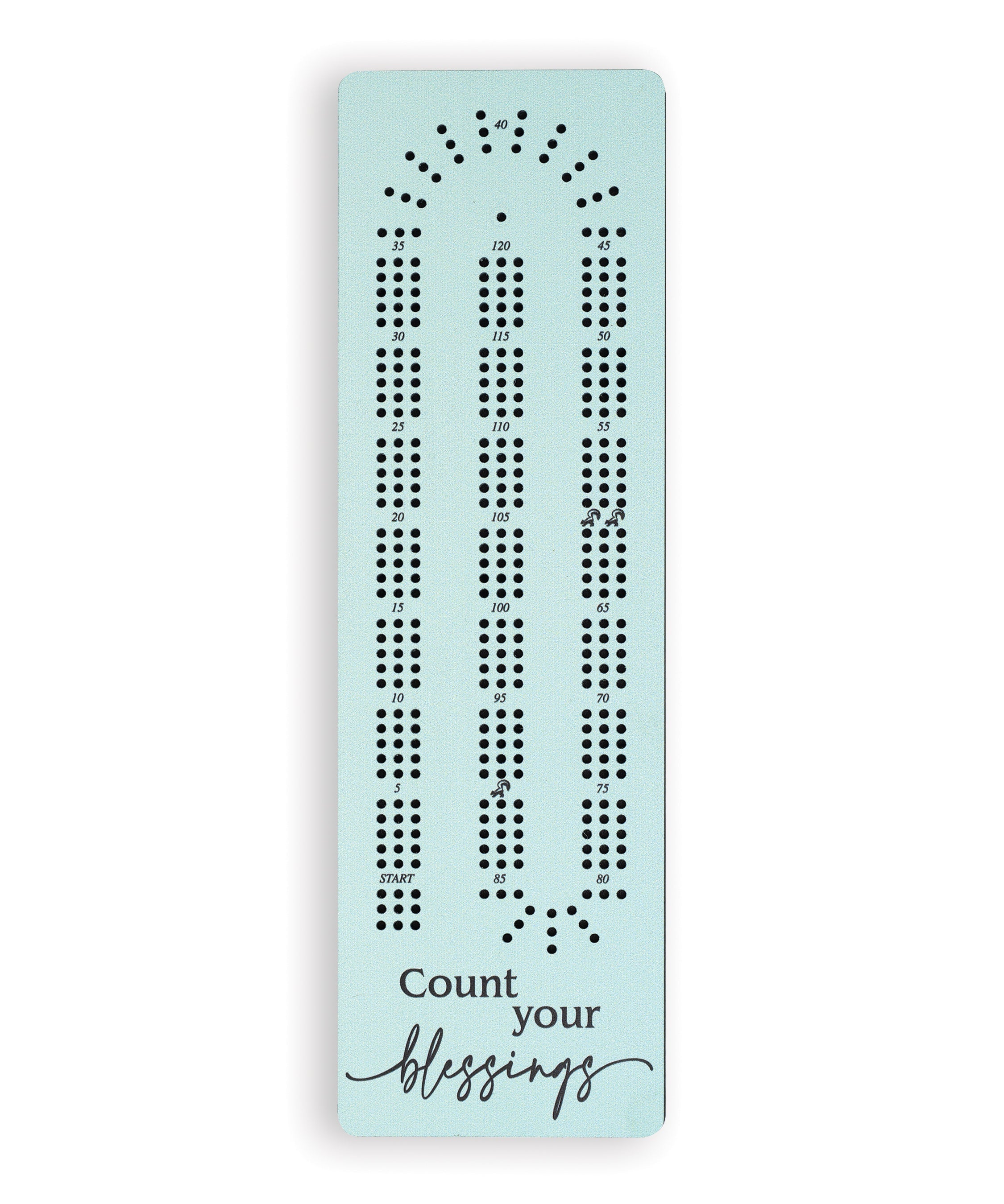 Count Your Blessings Cribbage Board