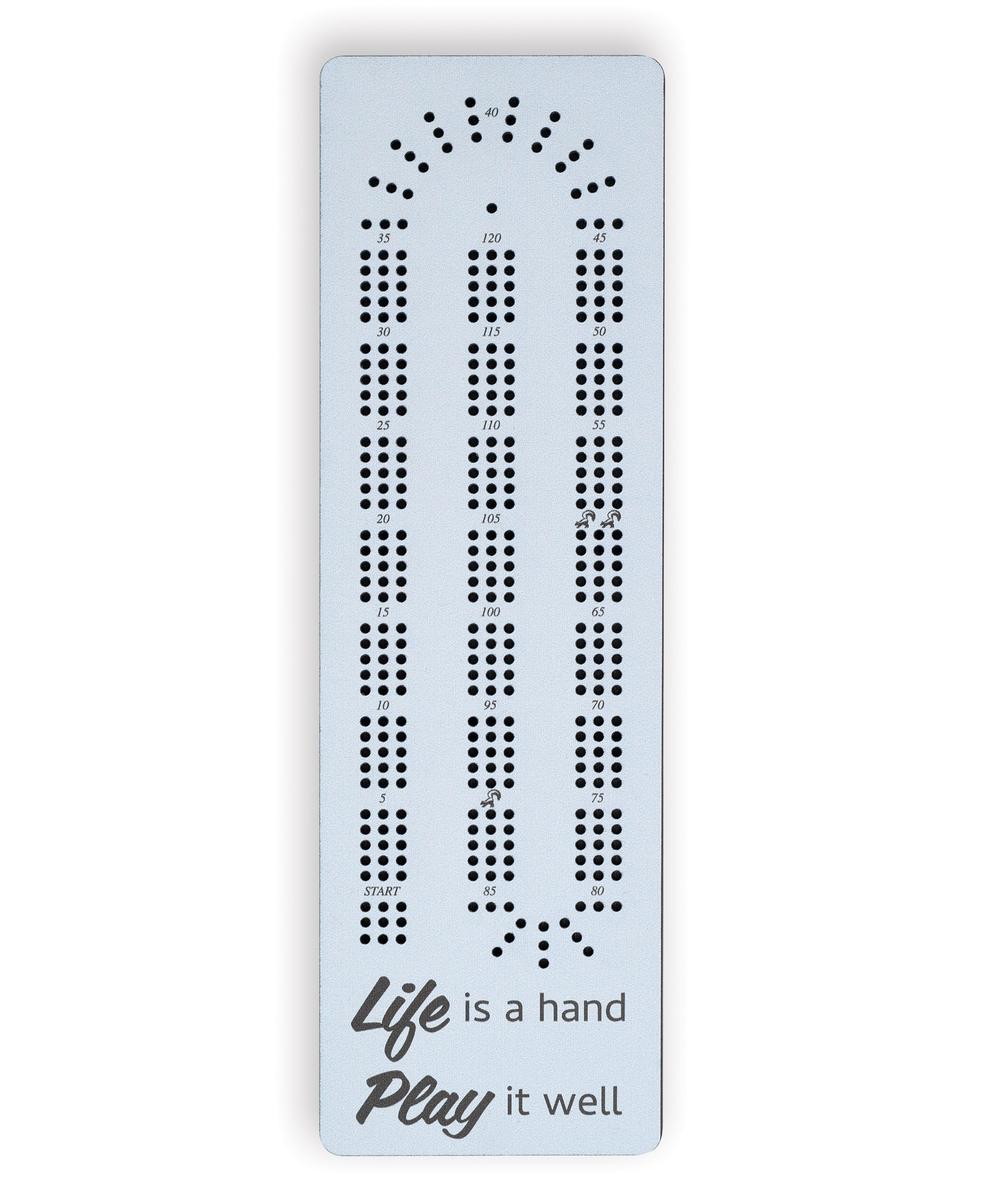 Life Is a Hand Cribbage Board