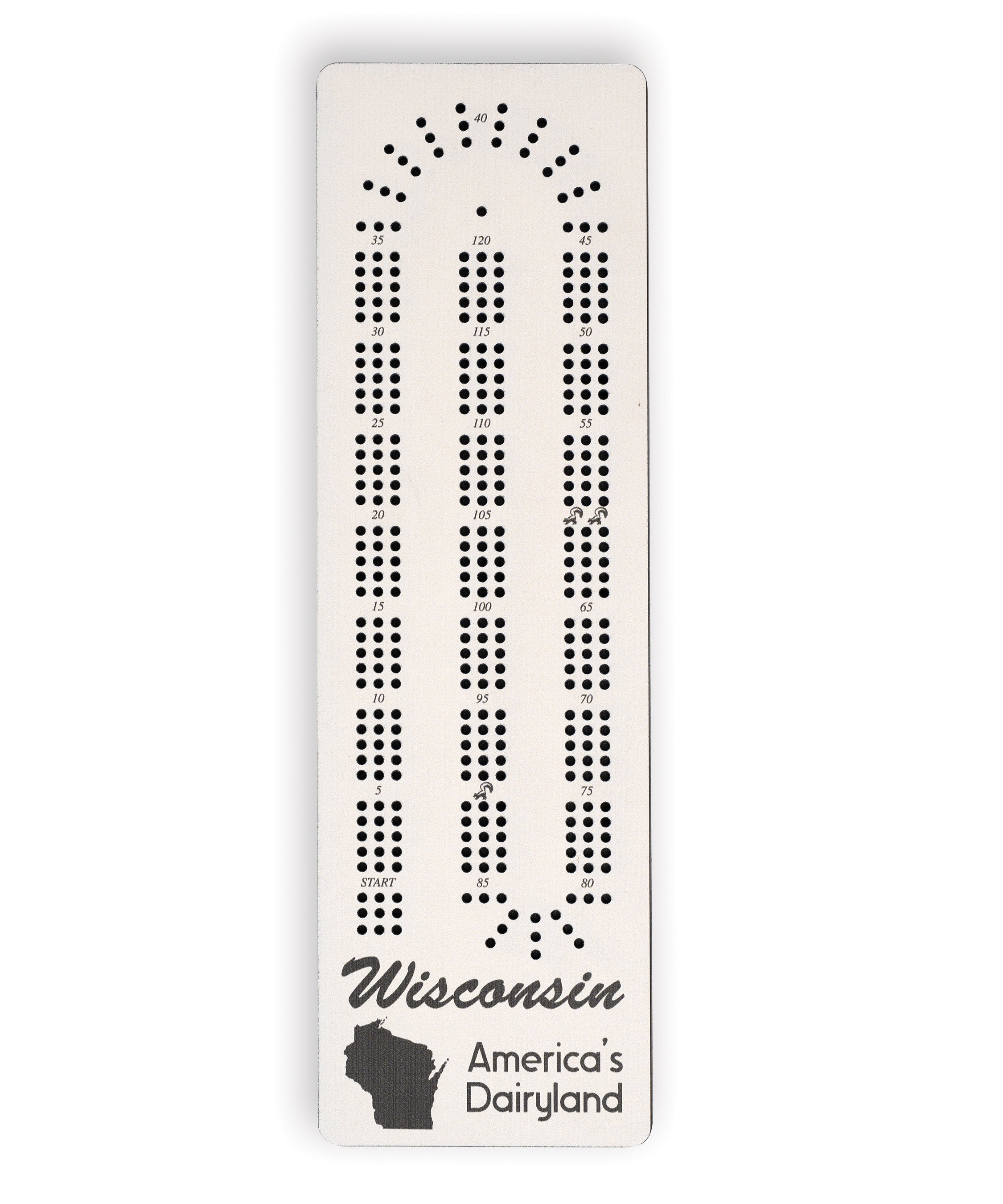 Wisconsin Cribbage Board – America’s Dairyland